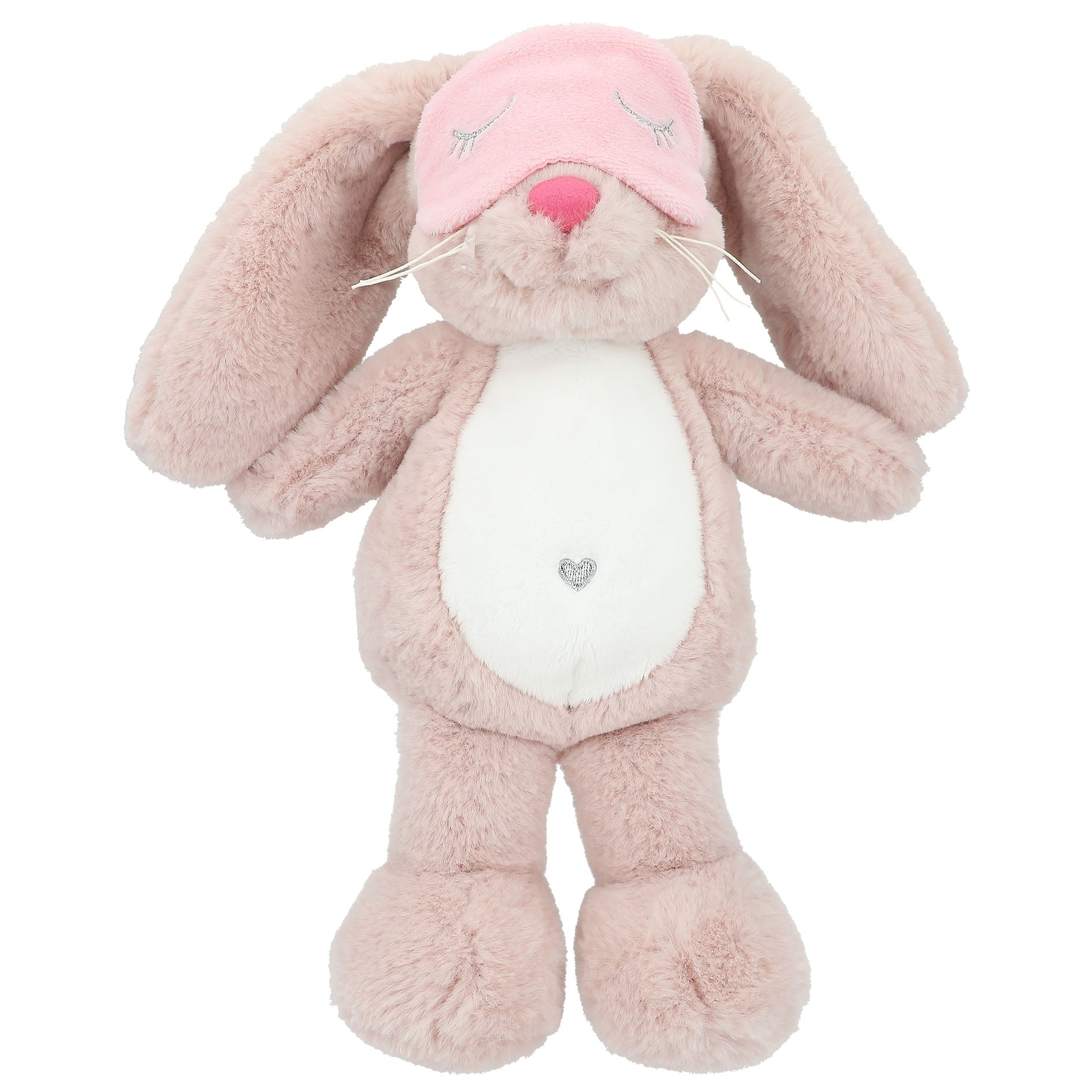 Princess Mimi - Kuscheltier Hase rosa mit Schlafmaske