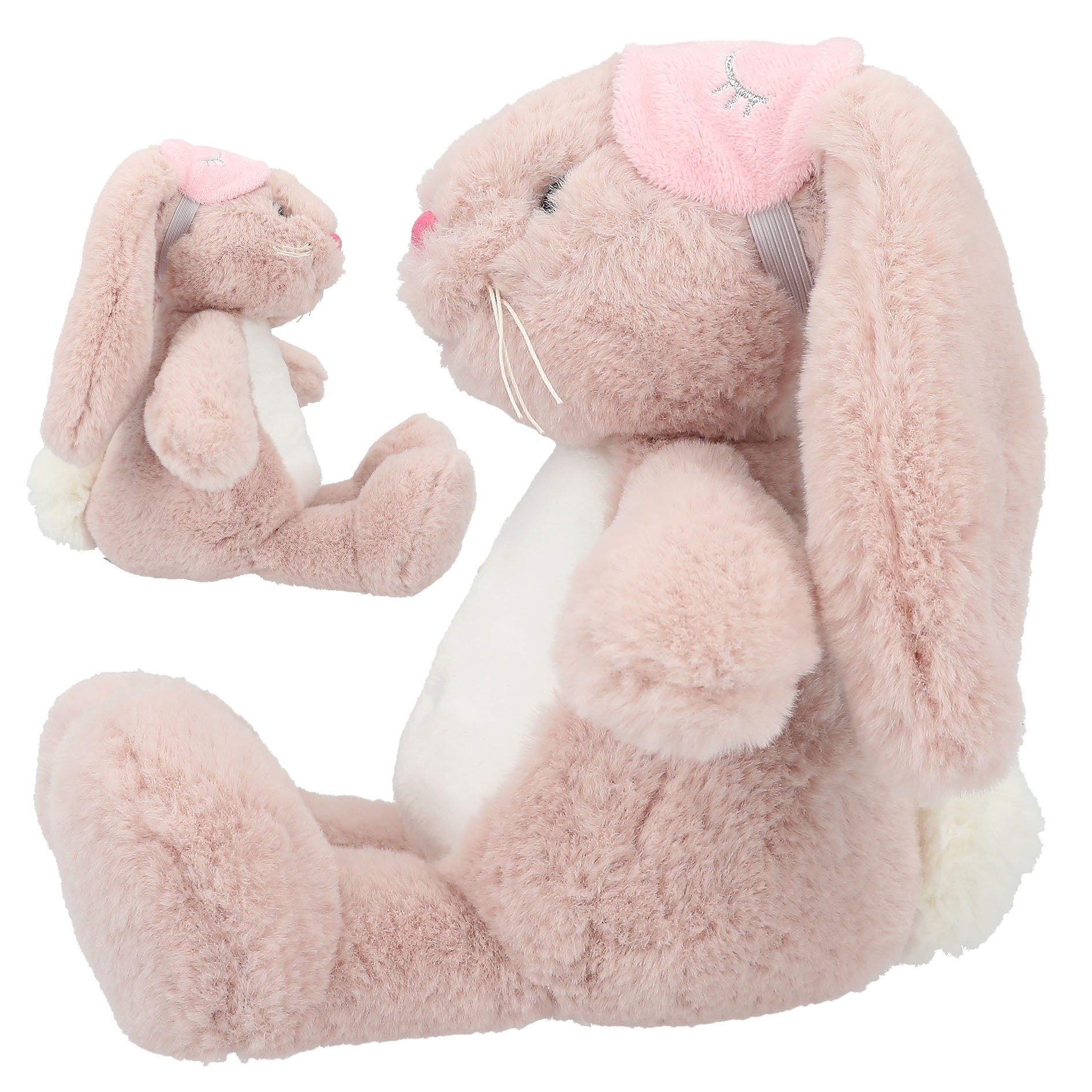 Princess Mimi - Kuscheltier Hase rosa mit Schlafmaske