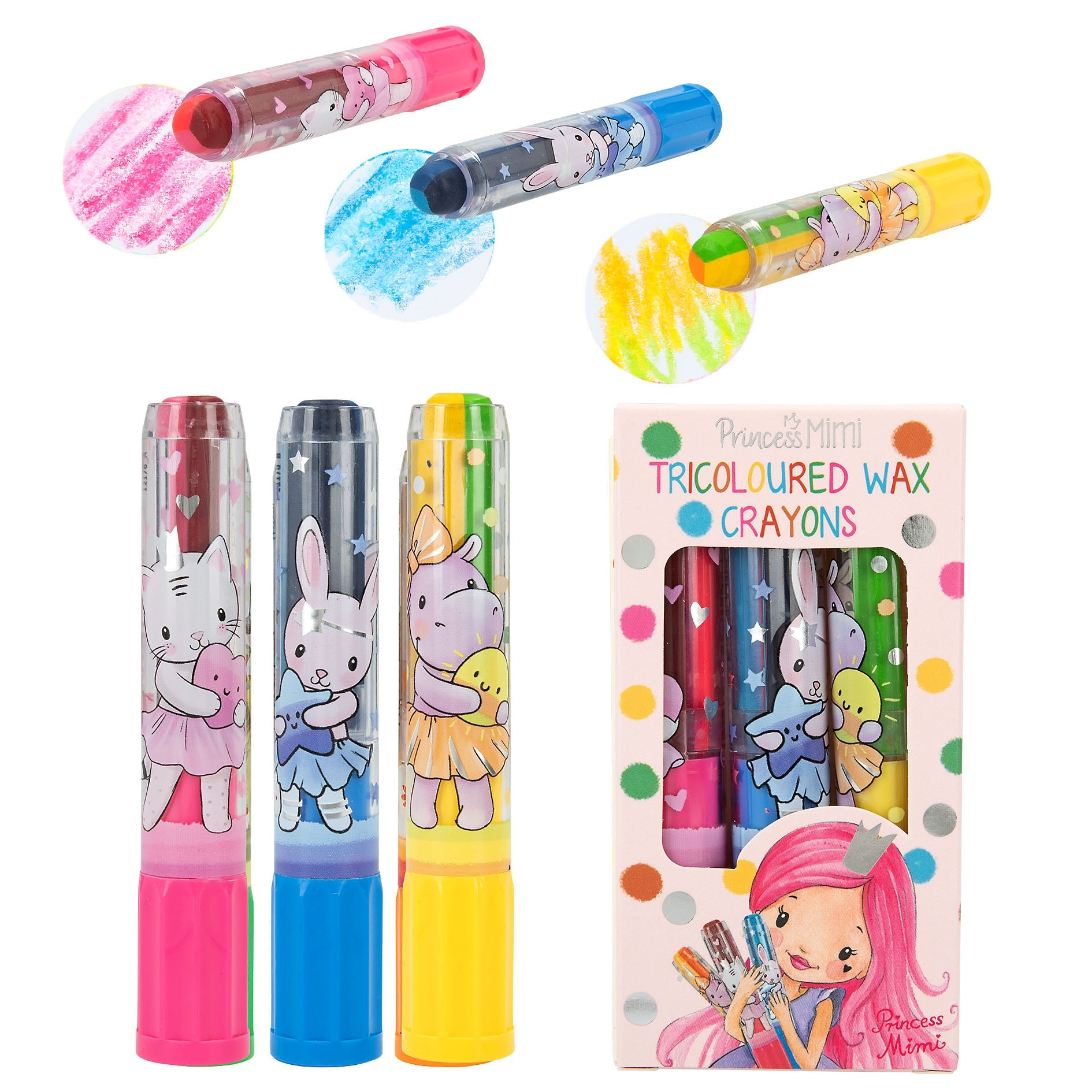 Princess Mimi - Tricolor Wachsmaler Set