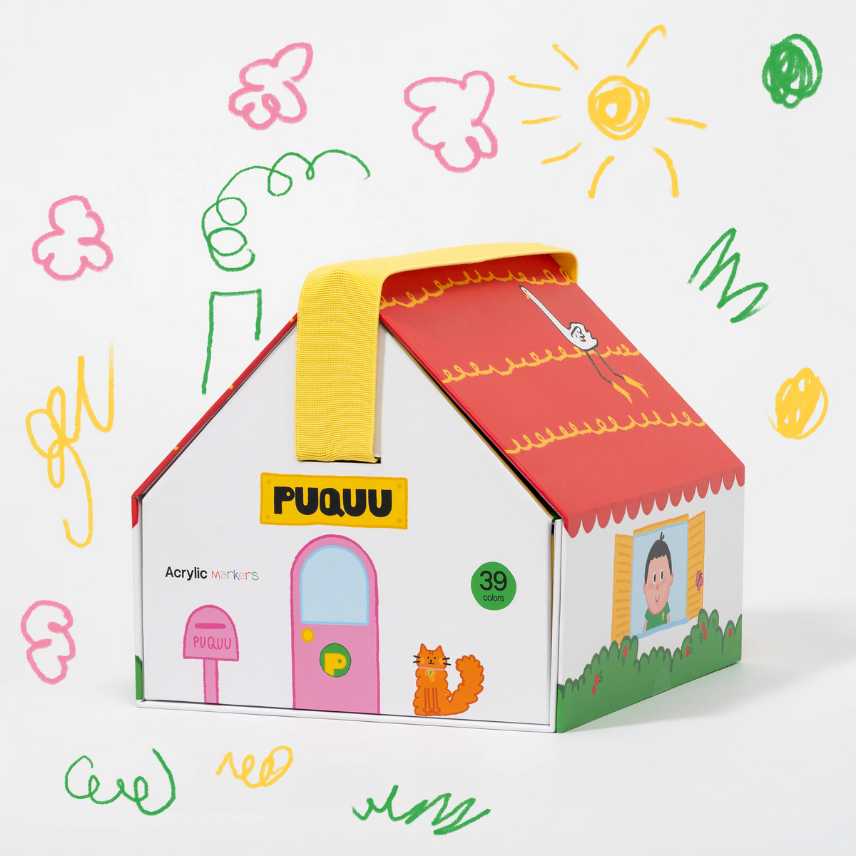 PUQUU - Acrylmarker in Hausbox 39 St.