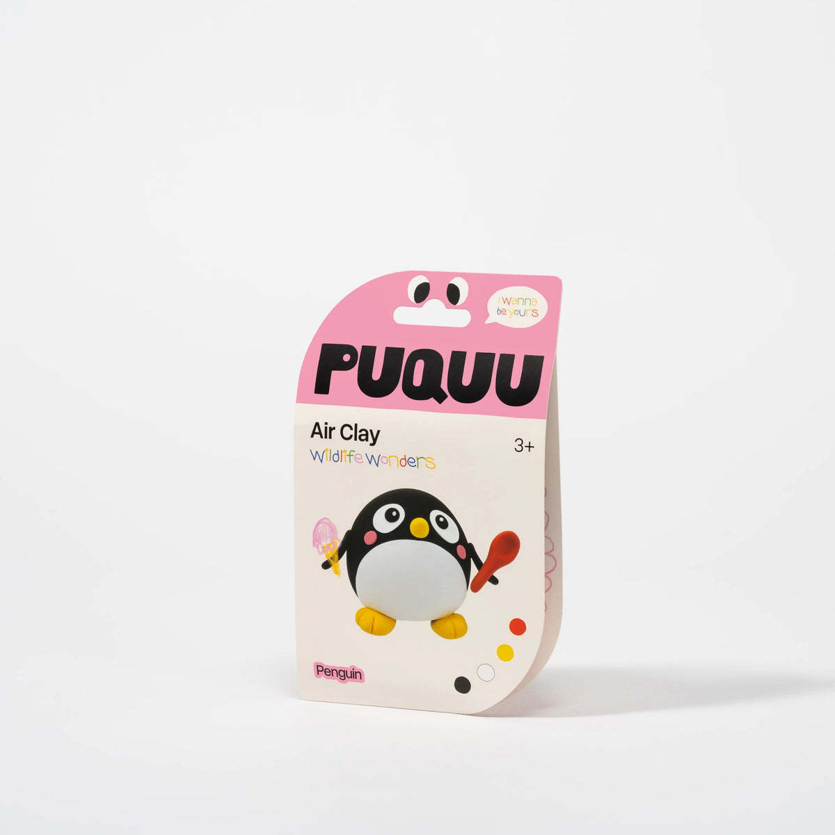 PUQUU - Lufttrocknende Knete: Air Clay Pinguin