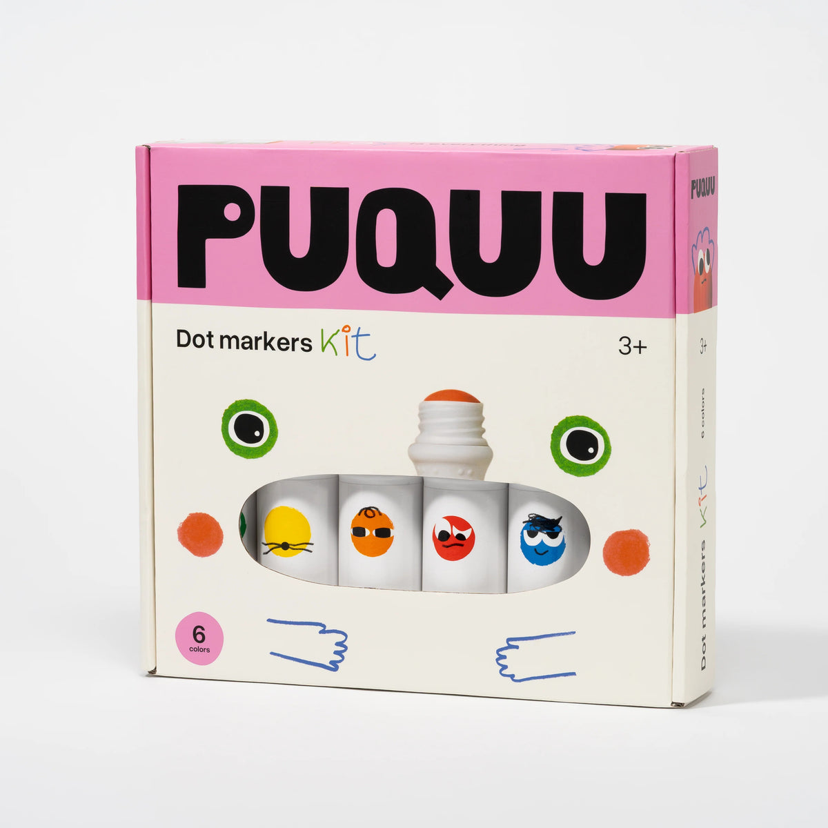 PUQUU - Punktmarker mit Ausmalbildern 6 St.