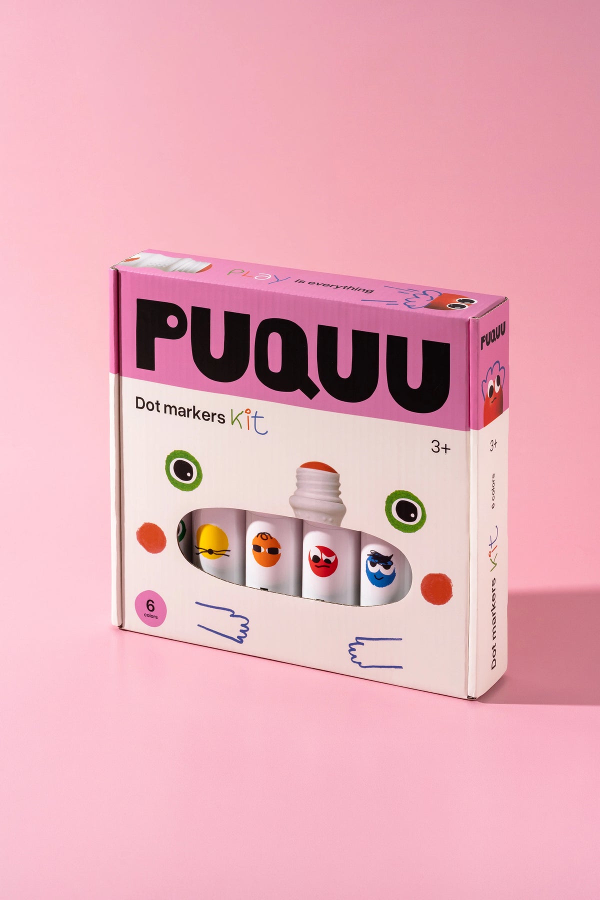 PUQUU - Punktmarker mit Ausmalbildern 6 St.