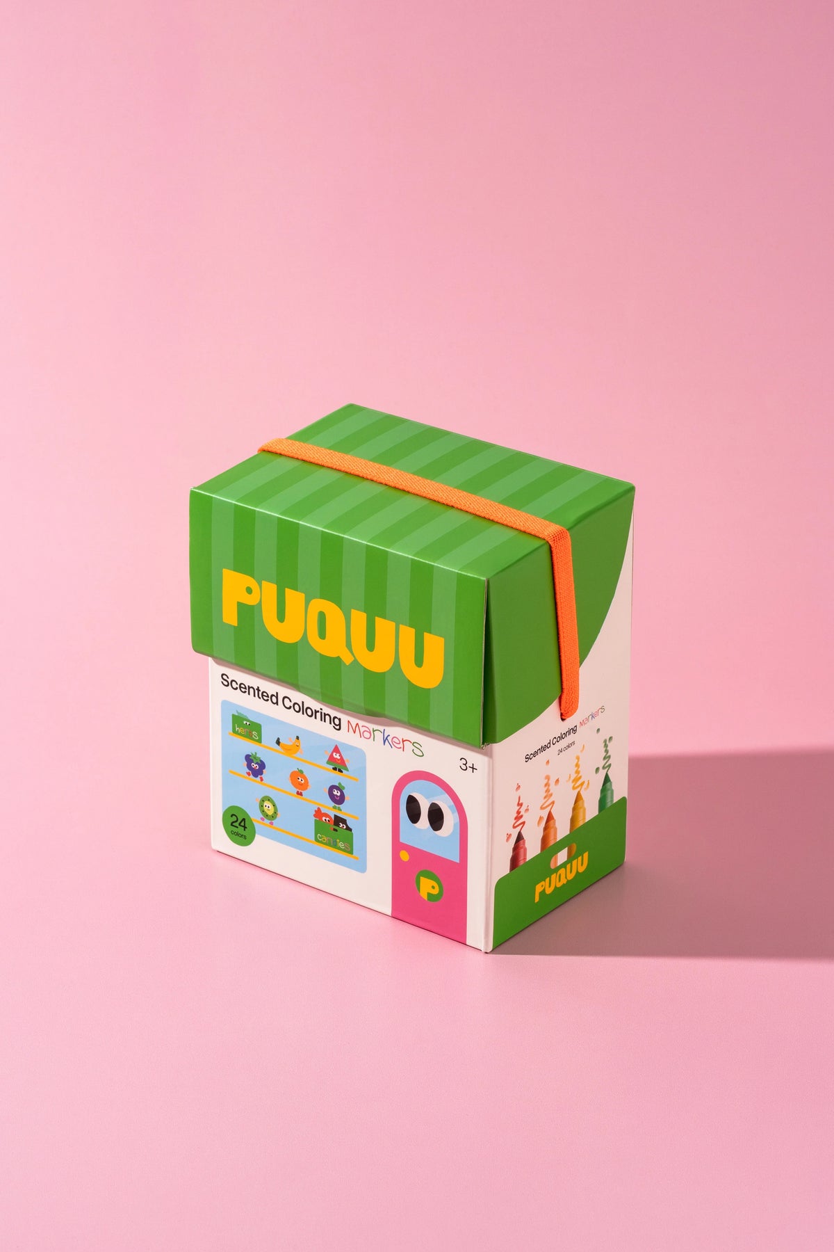 PUQUU - Filzstifte mit Duft & Stickern 24 St.
