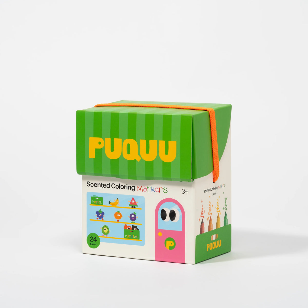 PUQUU - Filzstifte mit Duft & Stickern 24 St.
