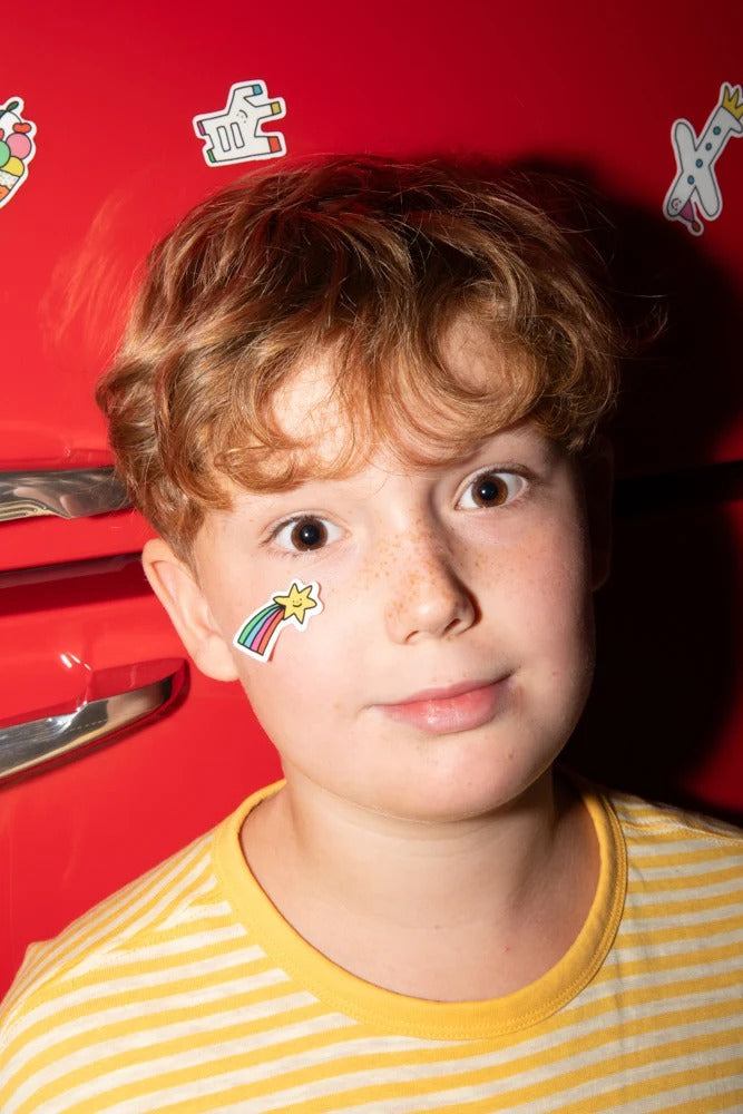 PUQUU - Stickerbuch mit 37 Gelstickern