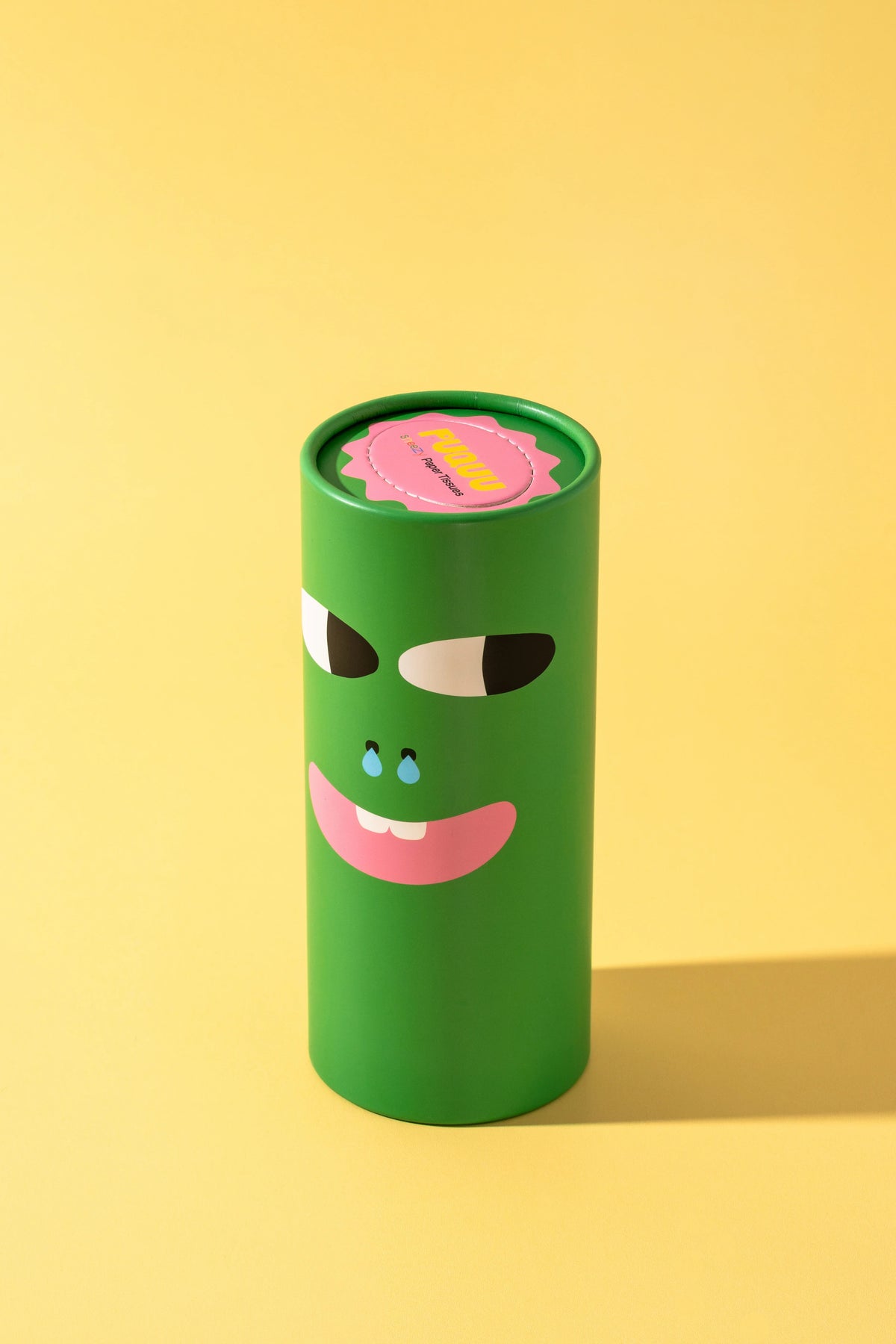 PUQUU - Taschentücher in Design-Tube Grün