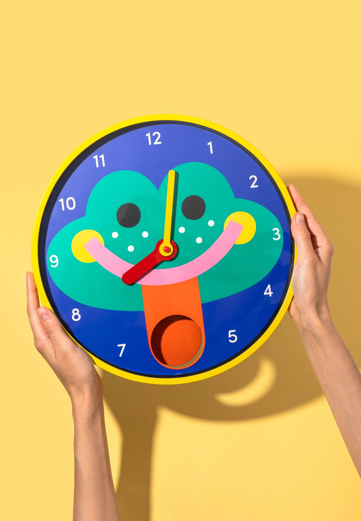 PUQUU - Wanduhr Frosch