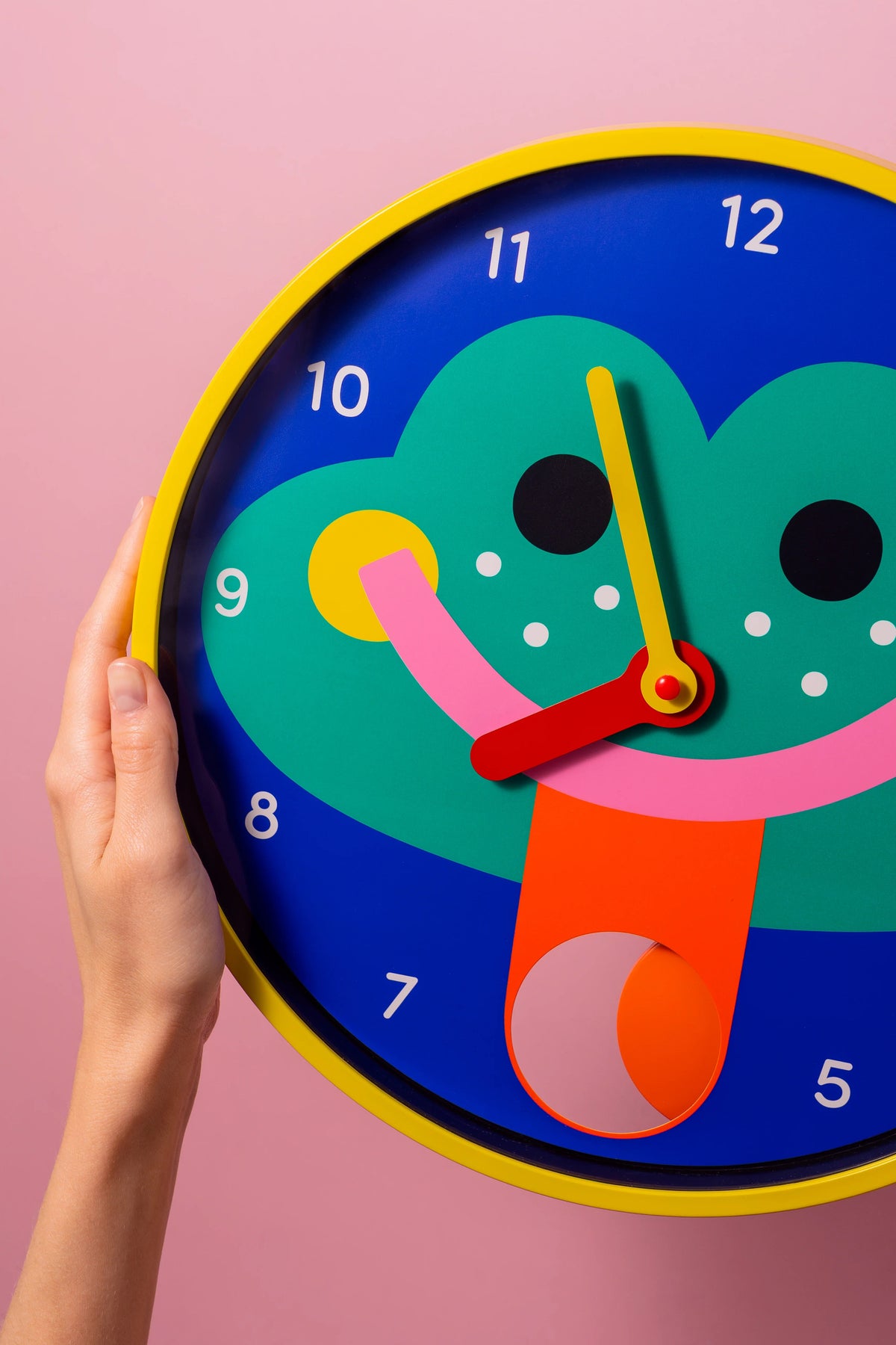 PUQUU - Wanduhr Frosch