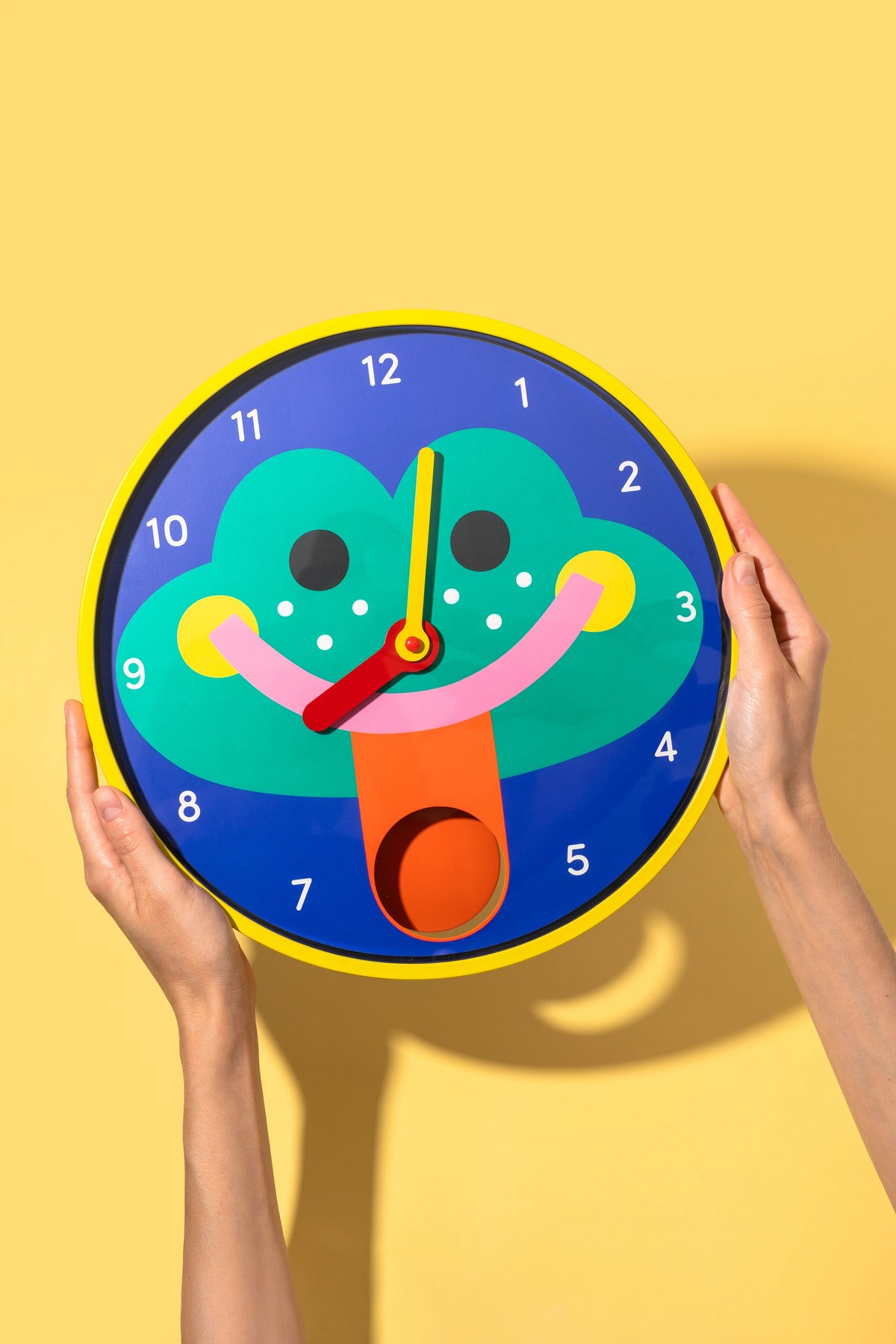 PUQUU - Wanduhr Frosch