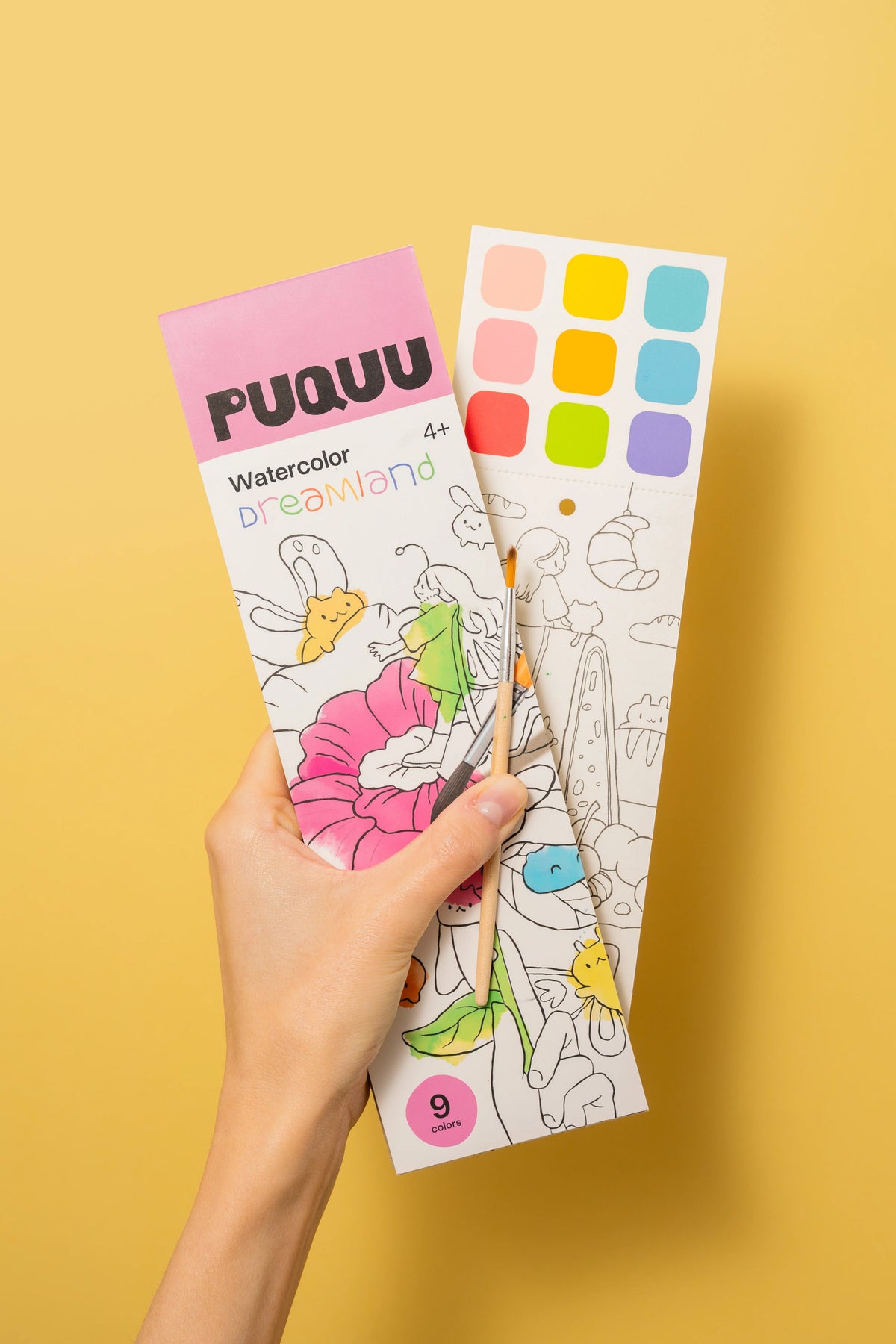 PUQUU - Wasserfarben-Malbuch Dreamland
