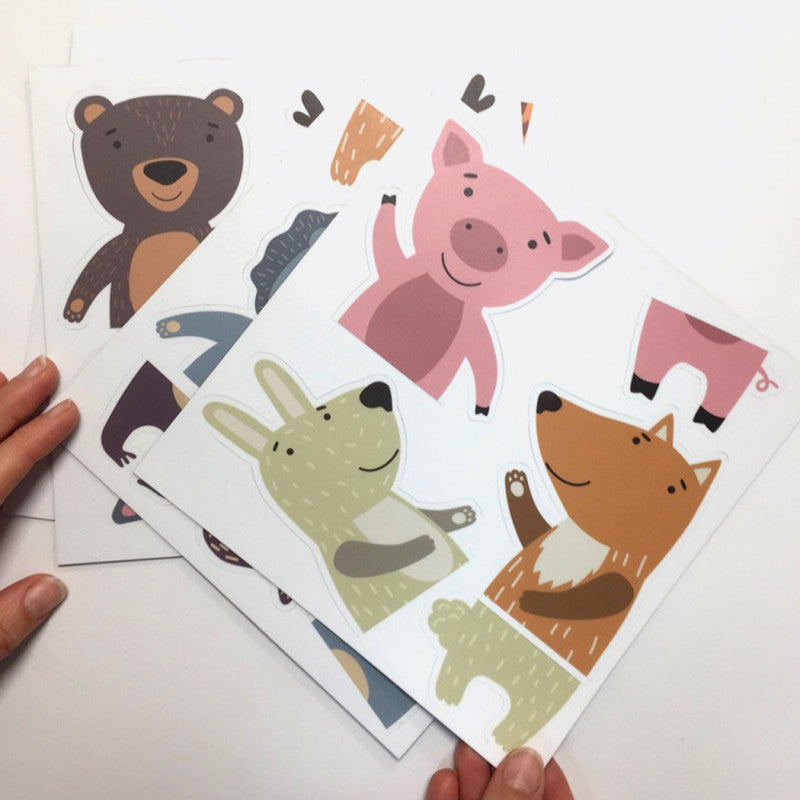 Ferflex - Magnetspiel Puzzle Tiere