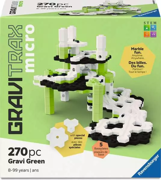 Ravensburger - GraviTrax micro Gravi Green 270-tlg.
