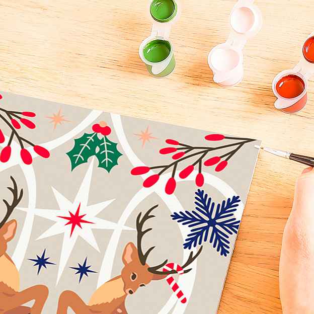 Ravensburger - Malen nach Zahlen: Christmas Deer