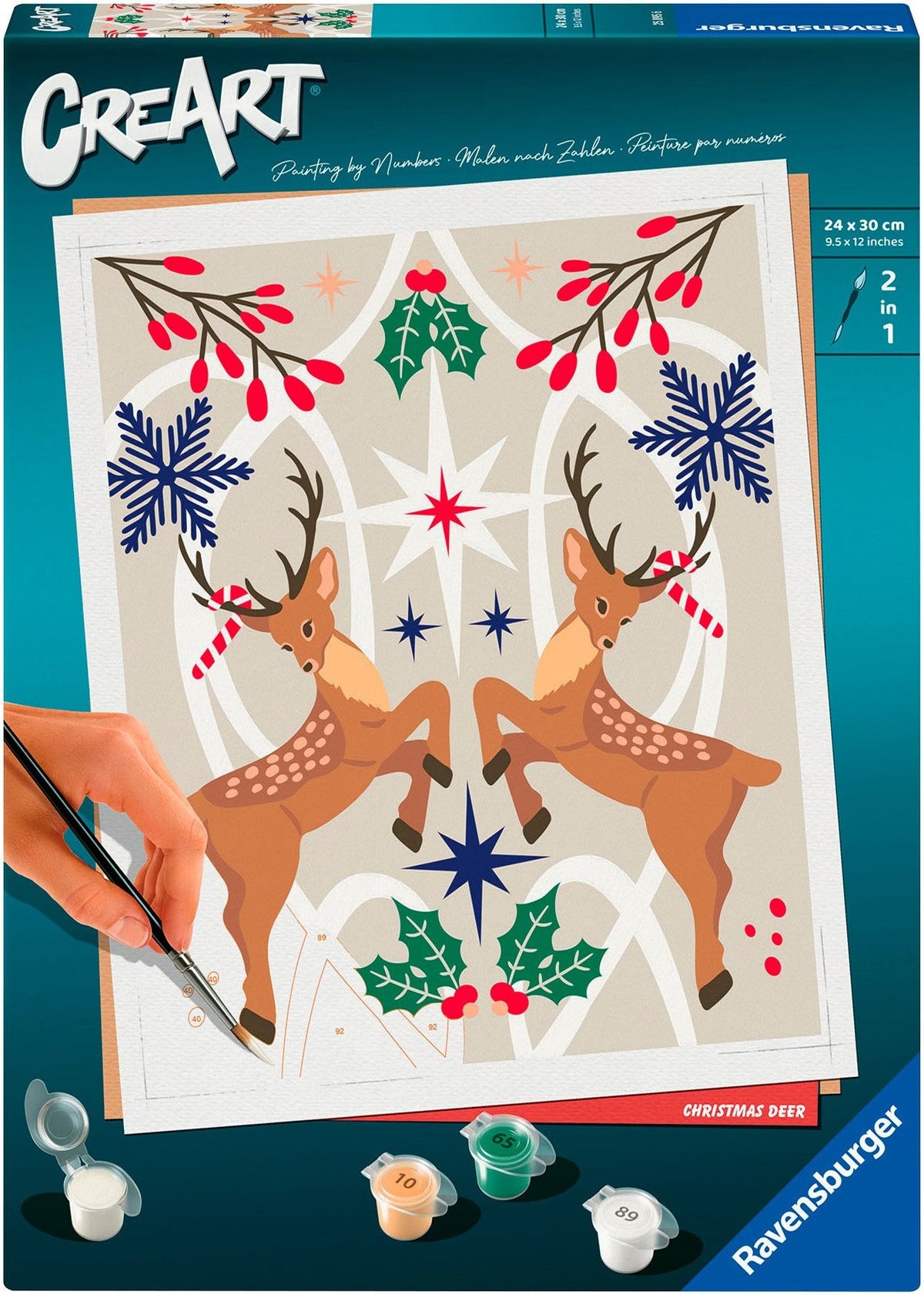 Ravensburger - Malen nach Zahlen: Christmas Deer