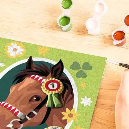 Ravensburger - Malen nach Zahlen mit Gips: Pferdeglück