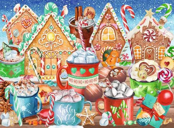 Ravensburger - Puzzle Süße Weihnachten 200 Teile XXL