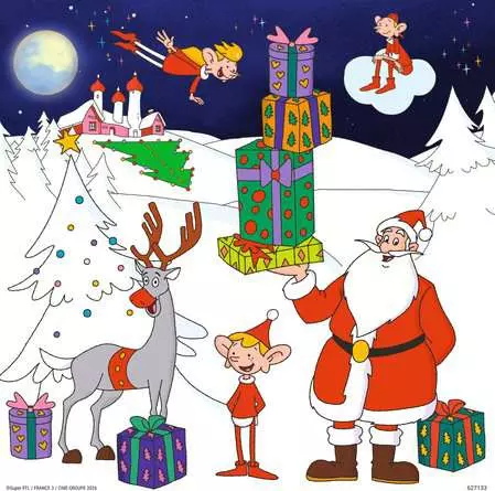 Ravensburger - Puzzle Weihnachtsmann & Co.KG 3x49 Teile