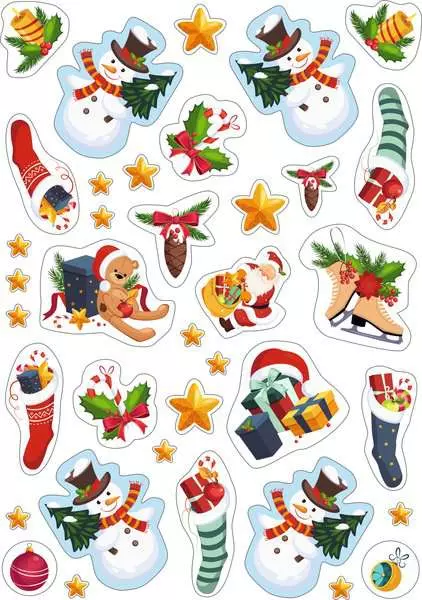 Ravensburger - Weihnachtsmalheft mit Stickern ab 7