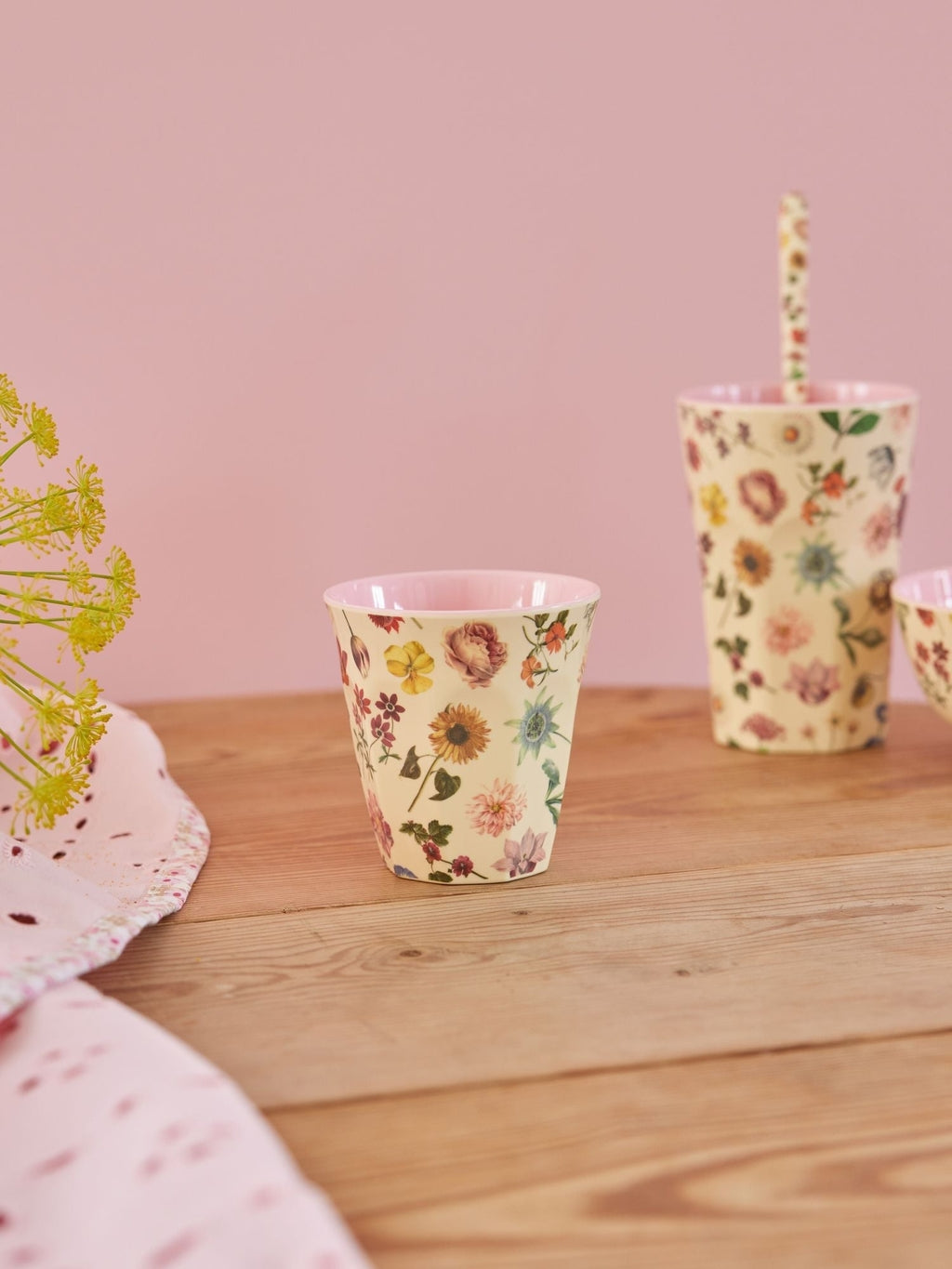 RICE - Becher aus Melamin Floras Dream medium