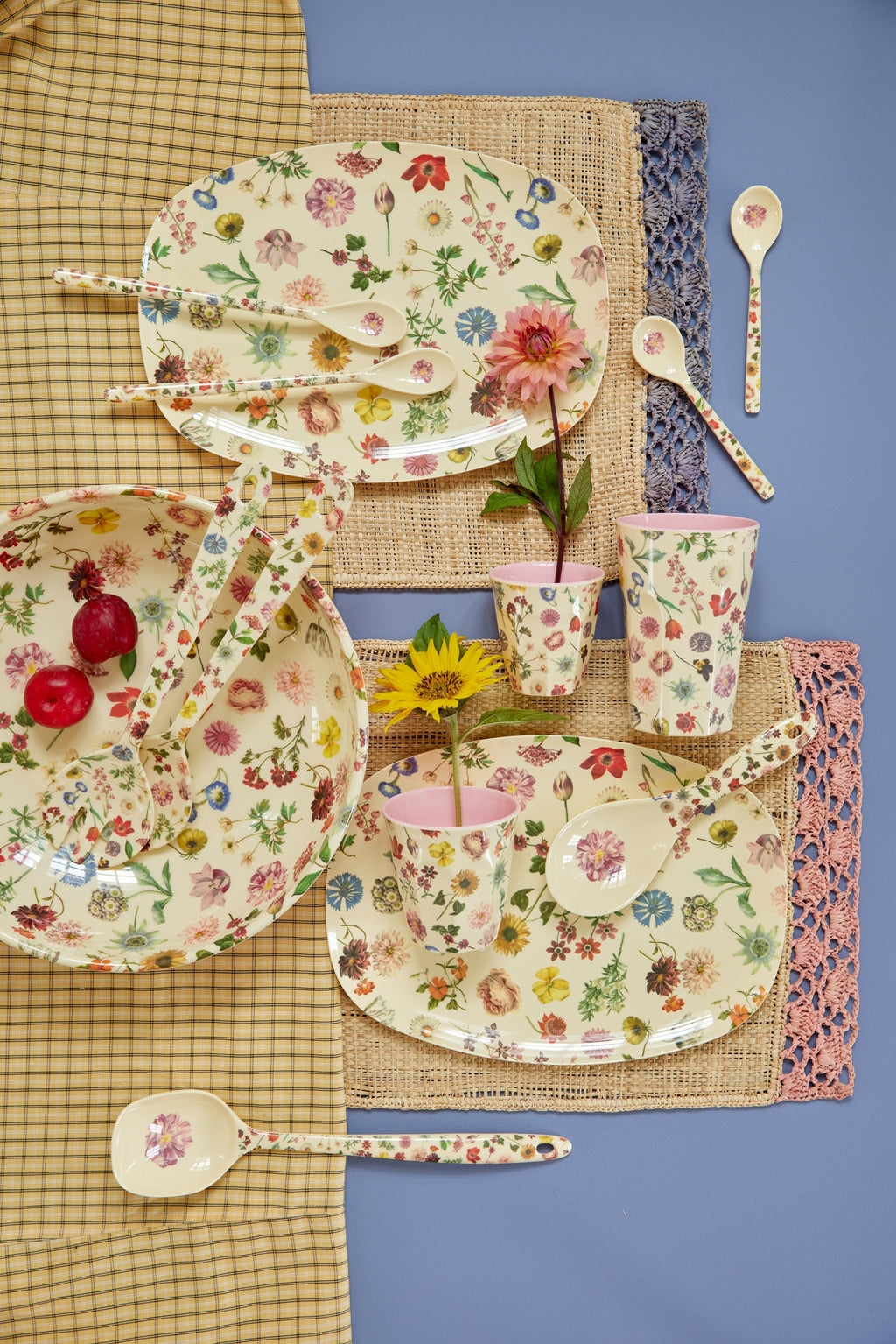 RICE - Becher aus Melamin Floras Dream medium