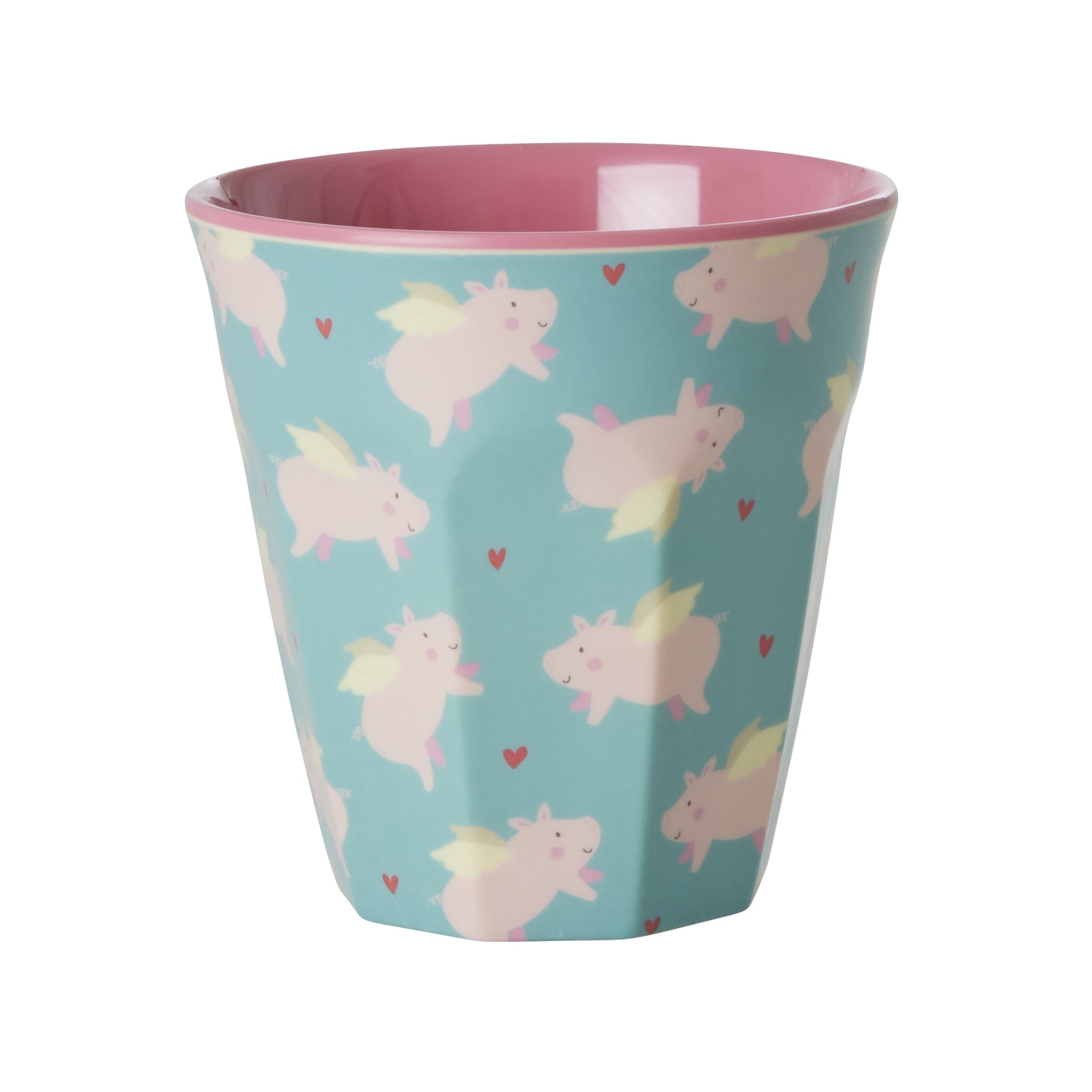RICE - Becher aus Melamin Flying Pig medium