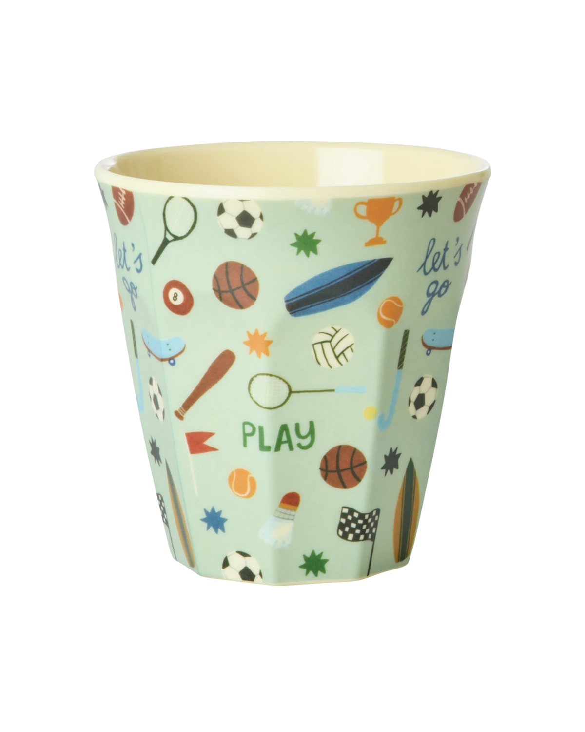 RICE - Becher aus Melamin Spors Print Medium