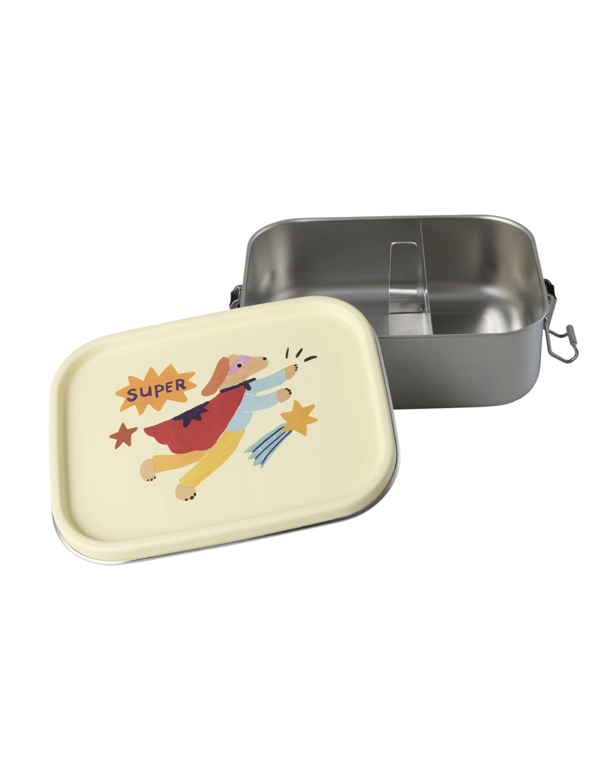 RICE - Lunchbox aus Edelstahl 800ml Hero Print Creme