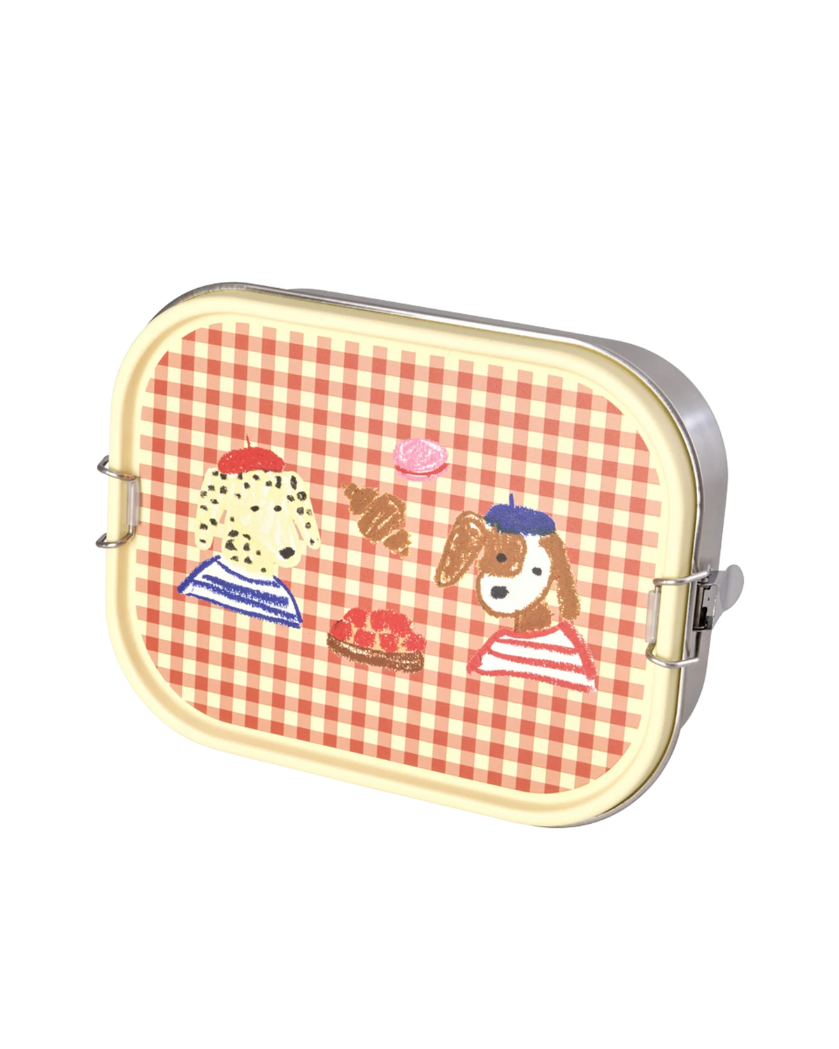 RICE - Lunchbox aus Edelstahl 1400ml Paris Print Rot