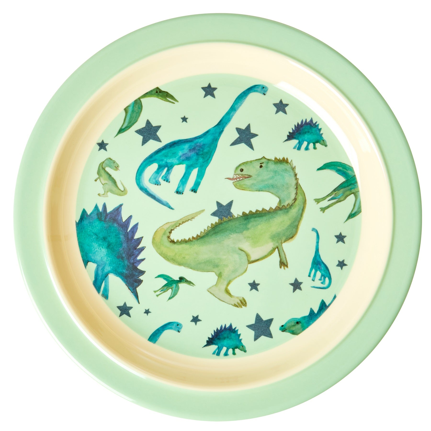 RICE - Teller aus Melamin Dino