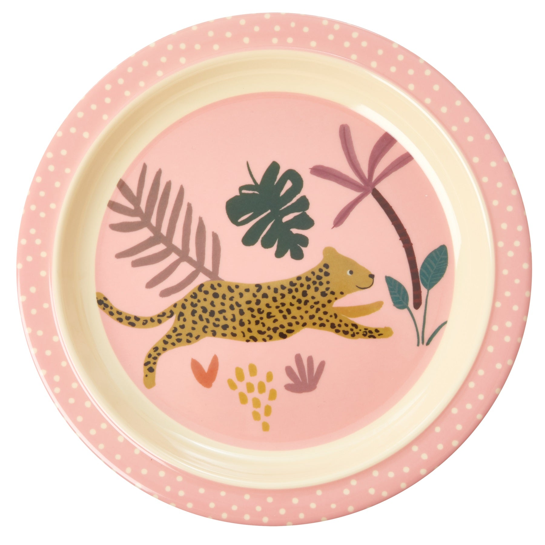 RICE - Teller aus Melamin Jungle Animals