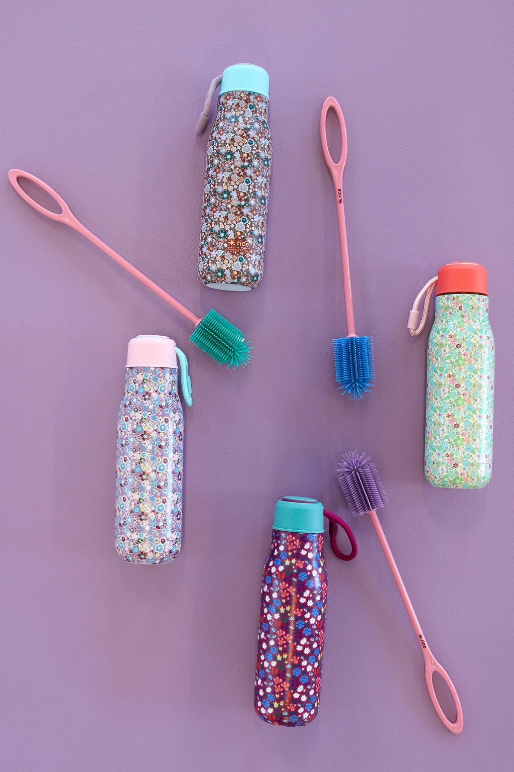 RICE - Thermo-Flasche Lavender Fall Floral