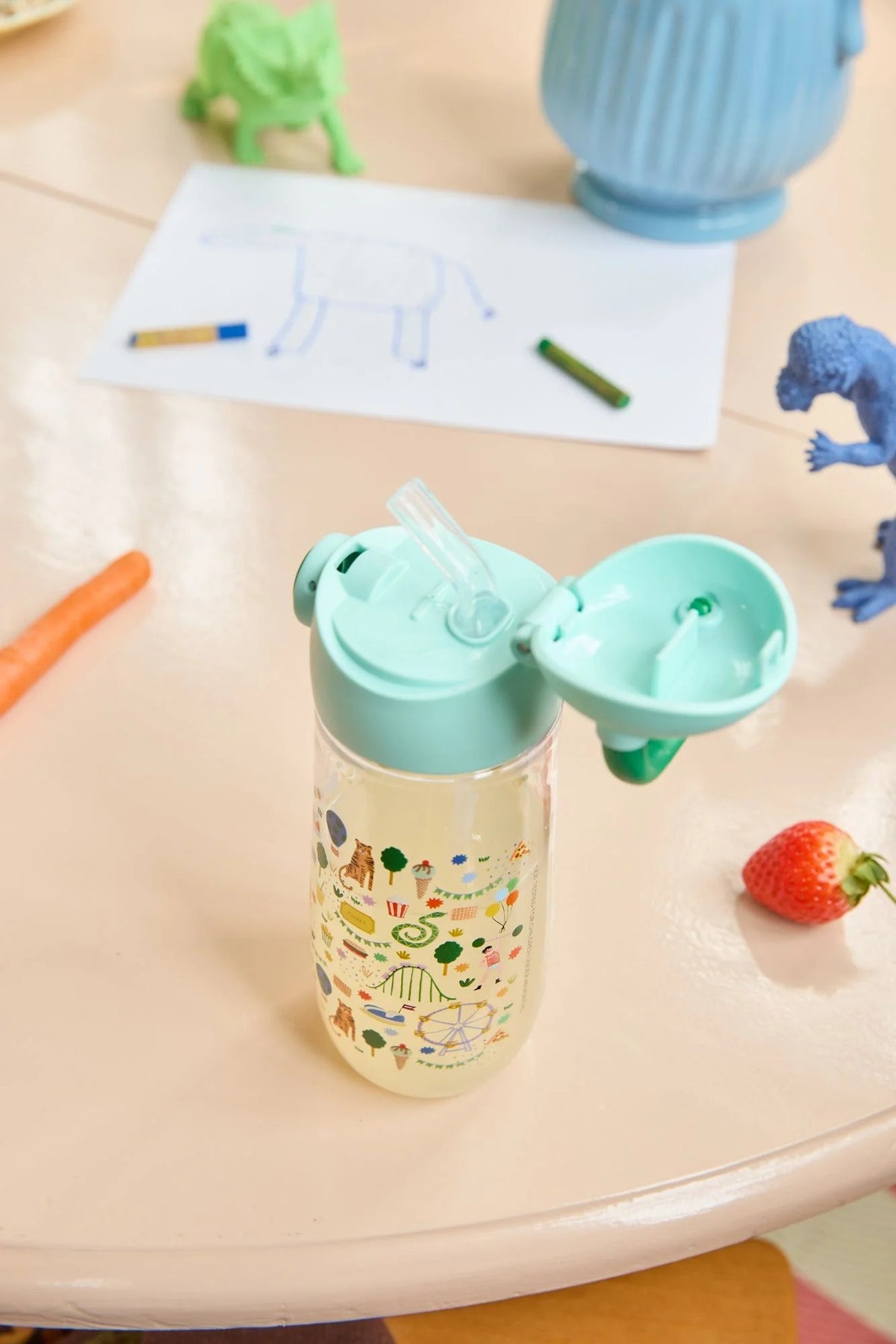 RICE - Trinkflasche 550ml Fun Fair Print