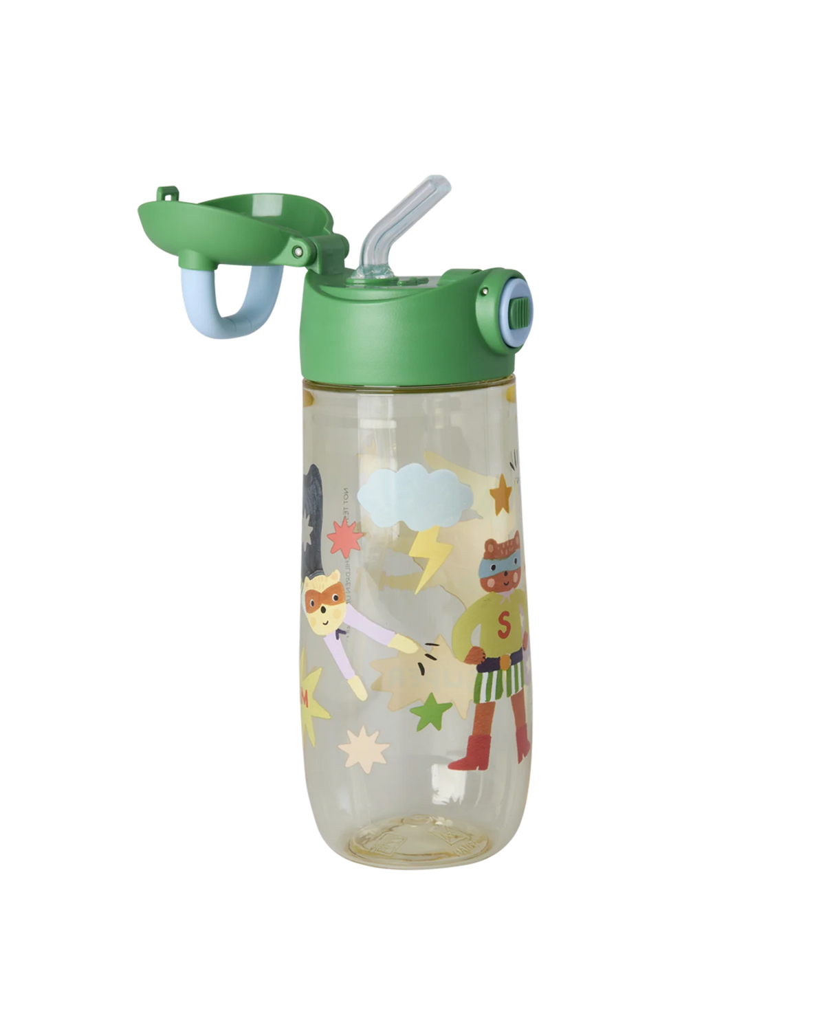 RICE - Trinkflasche 550ml Hero Print Grün