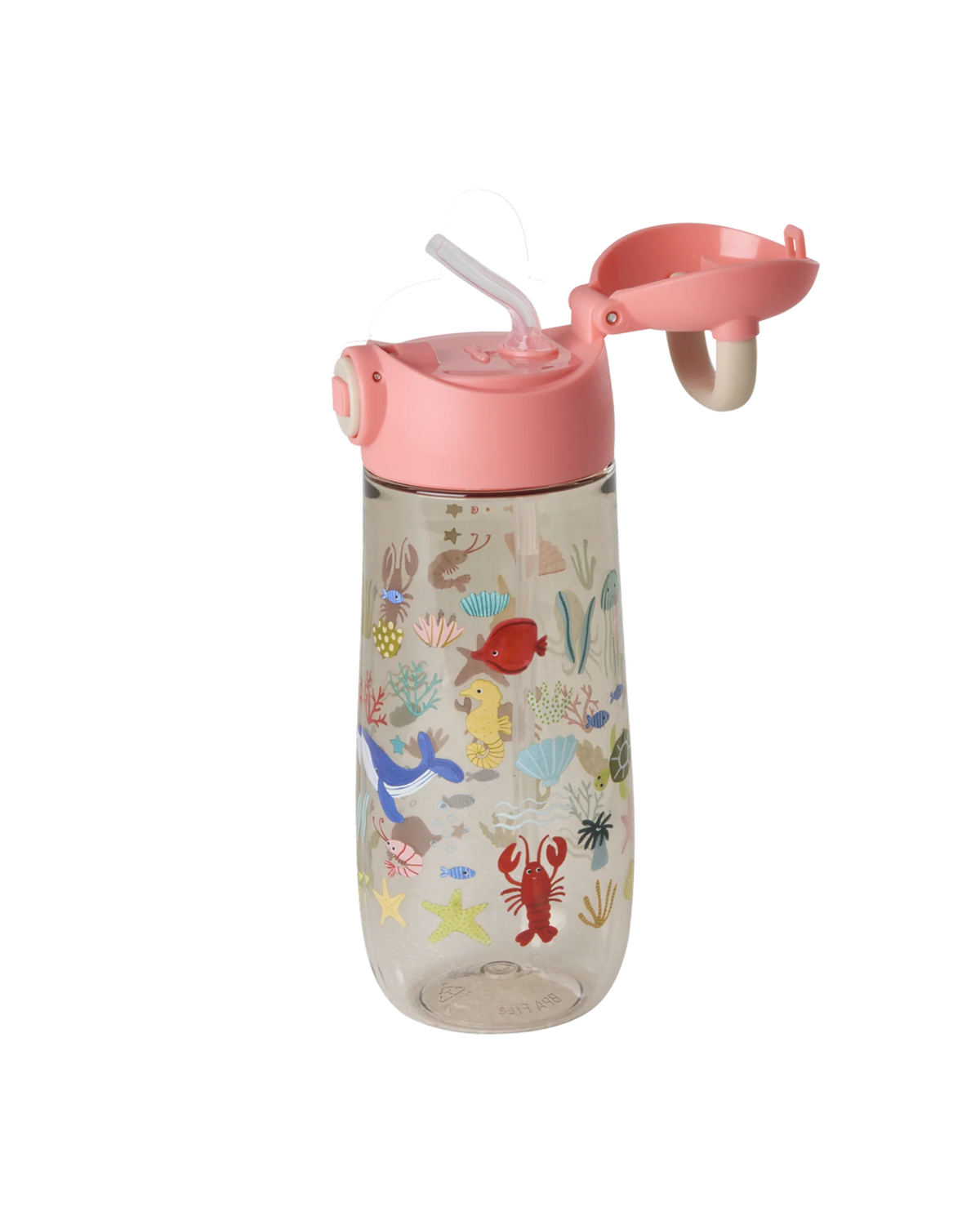 RICE - Trinkflasche 550ml Ocean Print Koralle