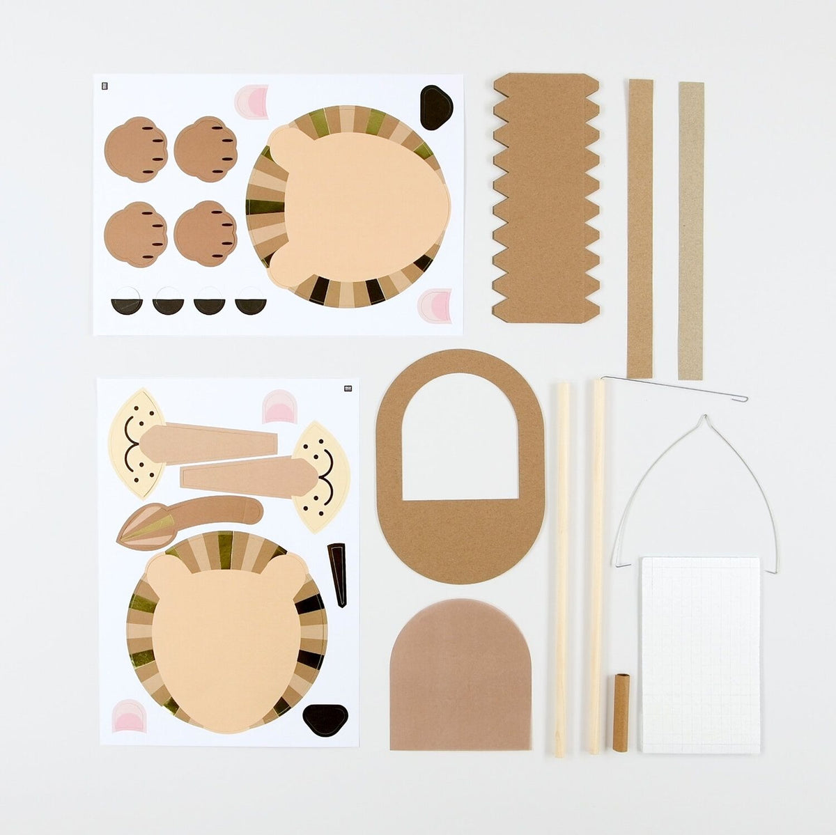 Rico Design - Bastelset Laterne: Löwe