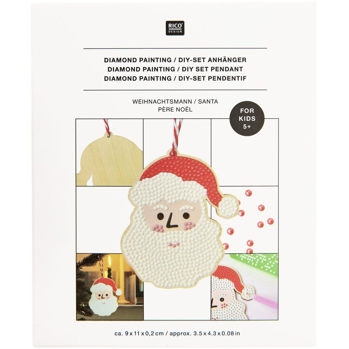 Rico Design - Diamond Painting Anhänger Weihnachten 1 St.