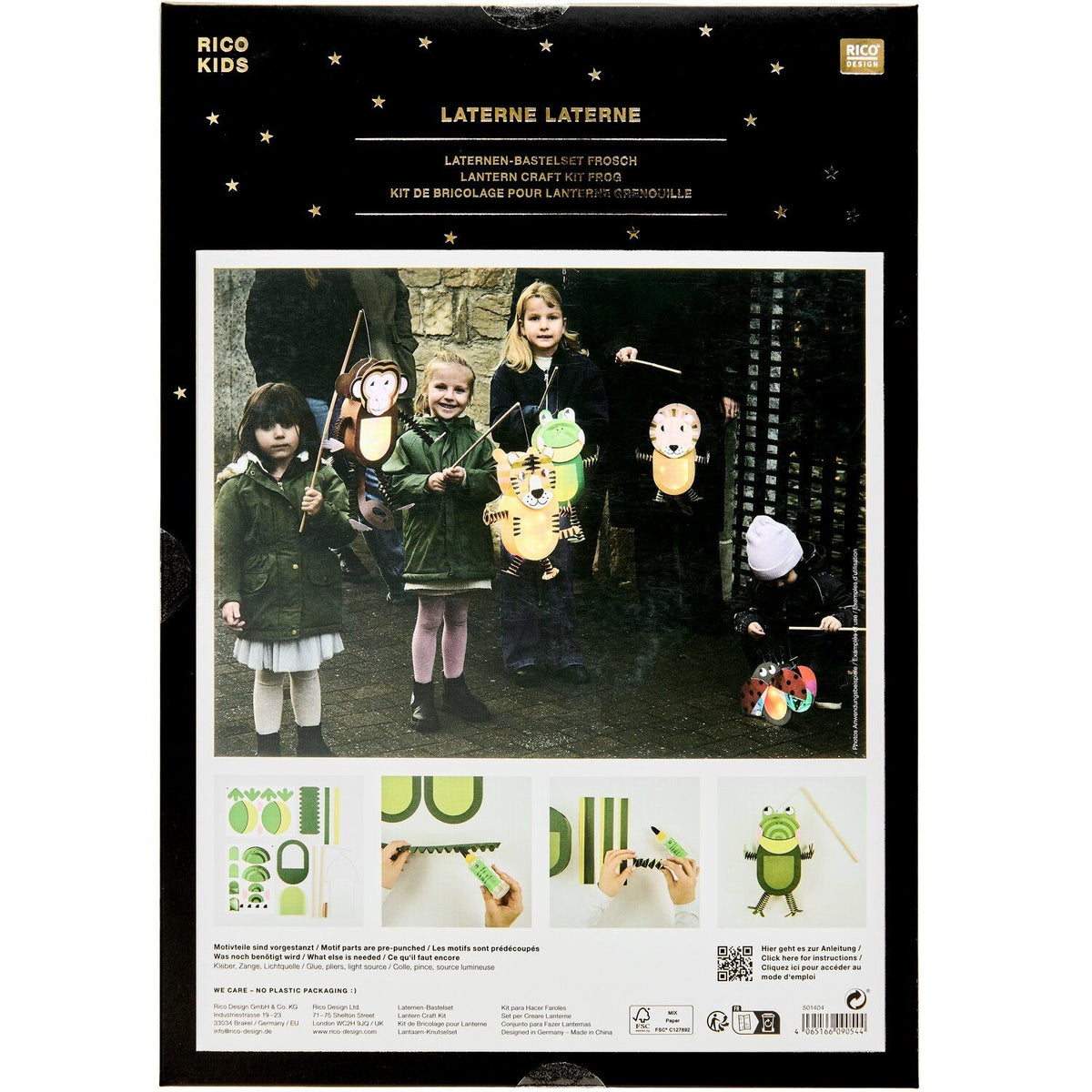 Rico Design - Bastelset Laterne: Frosch