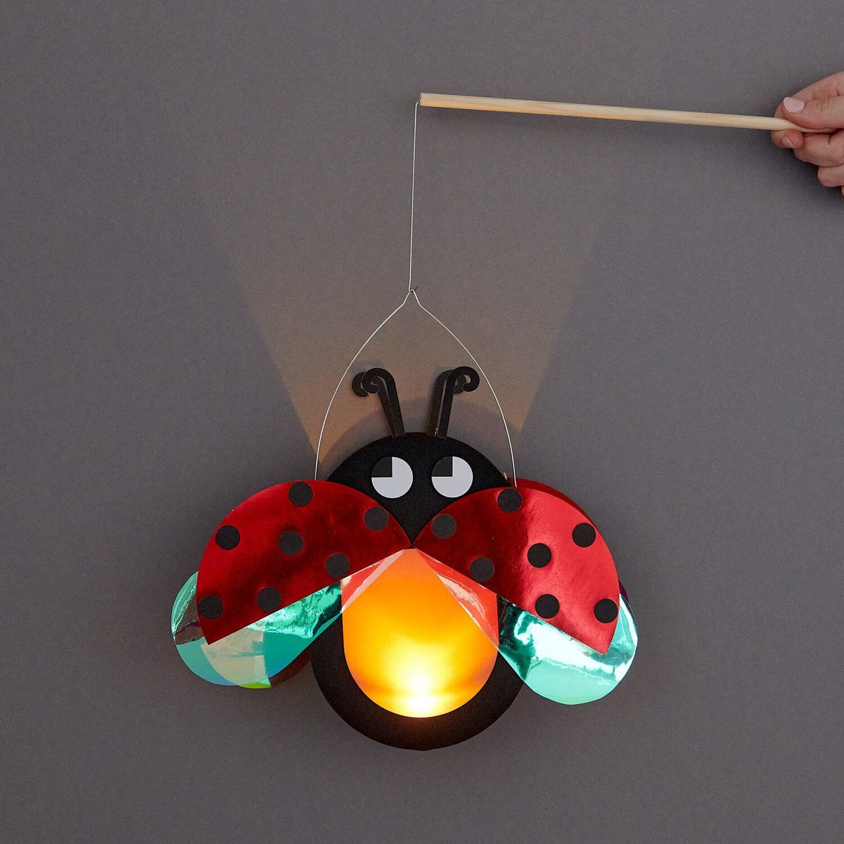 Rico Design - Bastelset Laterne: Marienkäfer