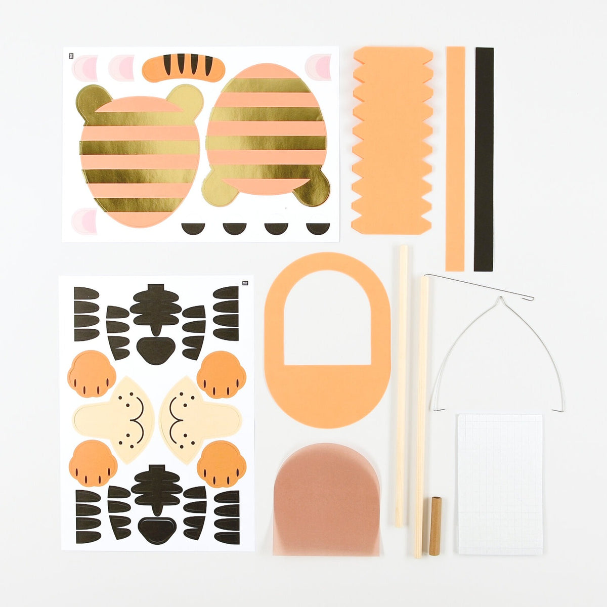 Rico Design - Bastelset Laterne: Tiger