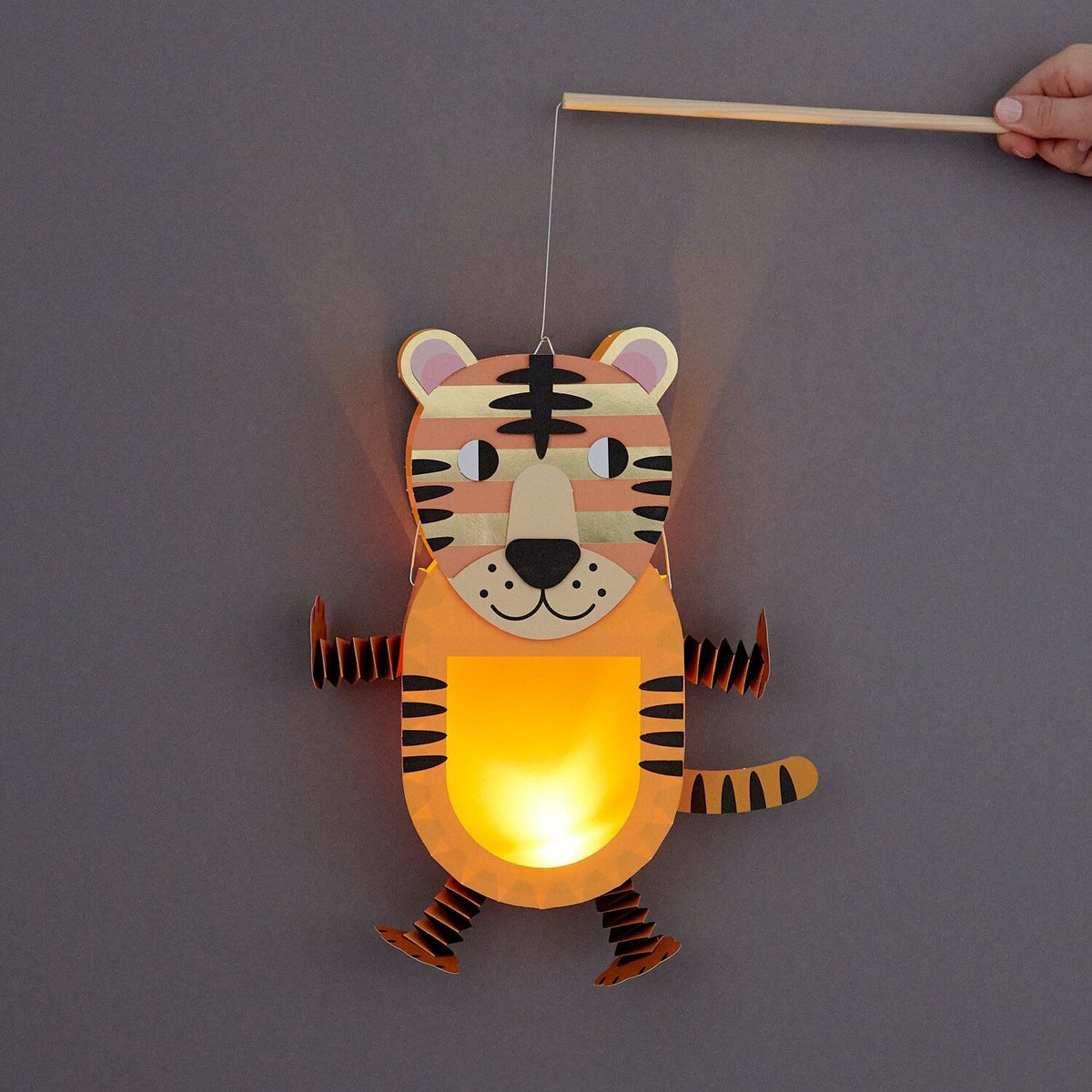 Rico Design - Bastelset Laterne: Tiger