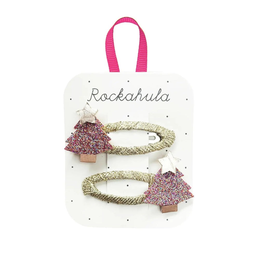 Rockahula - Haarspangen Christmas Tree Glitter