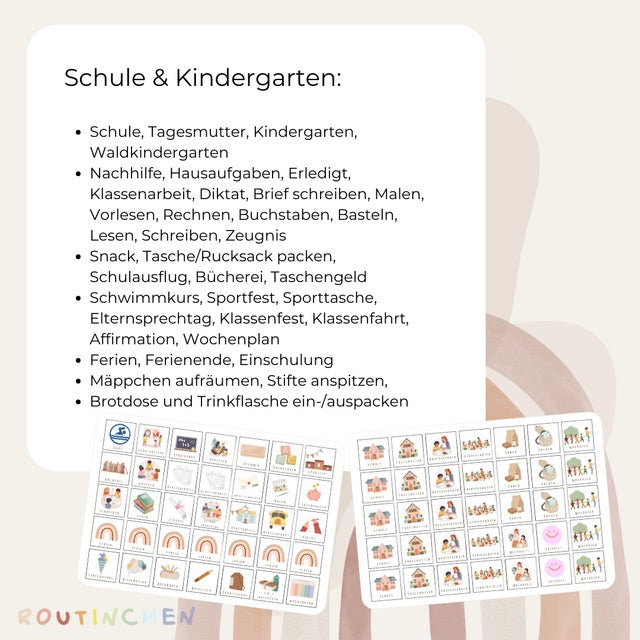 Routinchen - Wochenplaner Set Unterwasser
