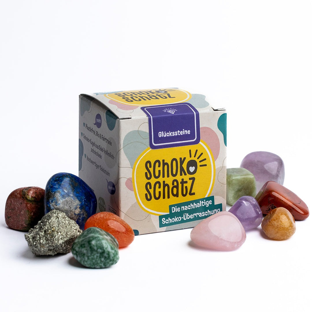 SchokoSchatz - Überraschungssüßigkeit: Glückssteine