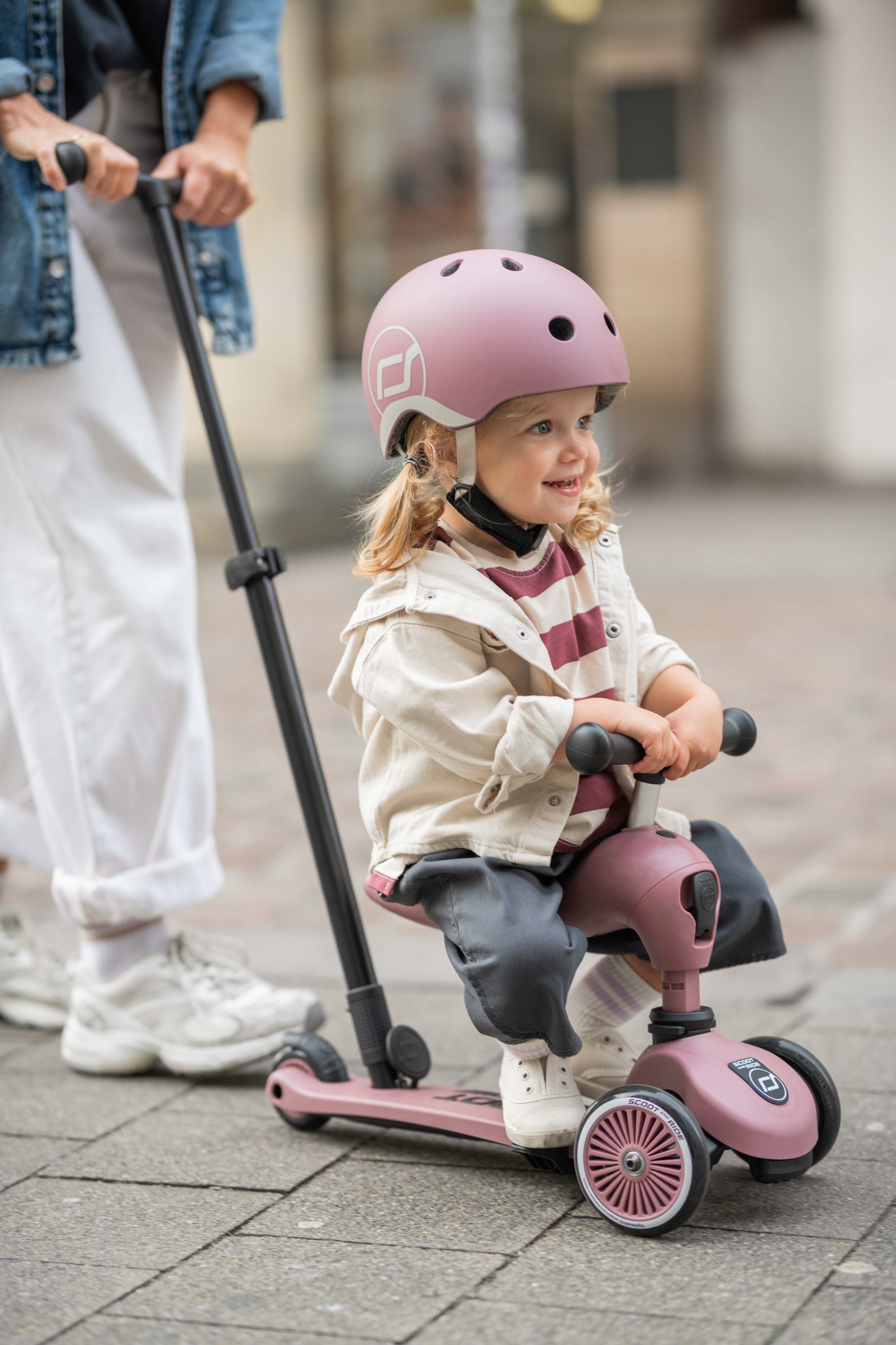 Scoot & Ride - Highwaykick 1 Push and Go Scooter Wildberry
