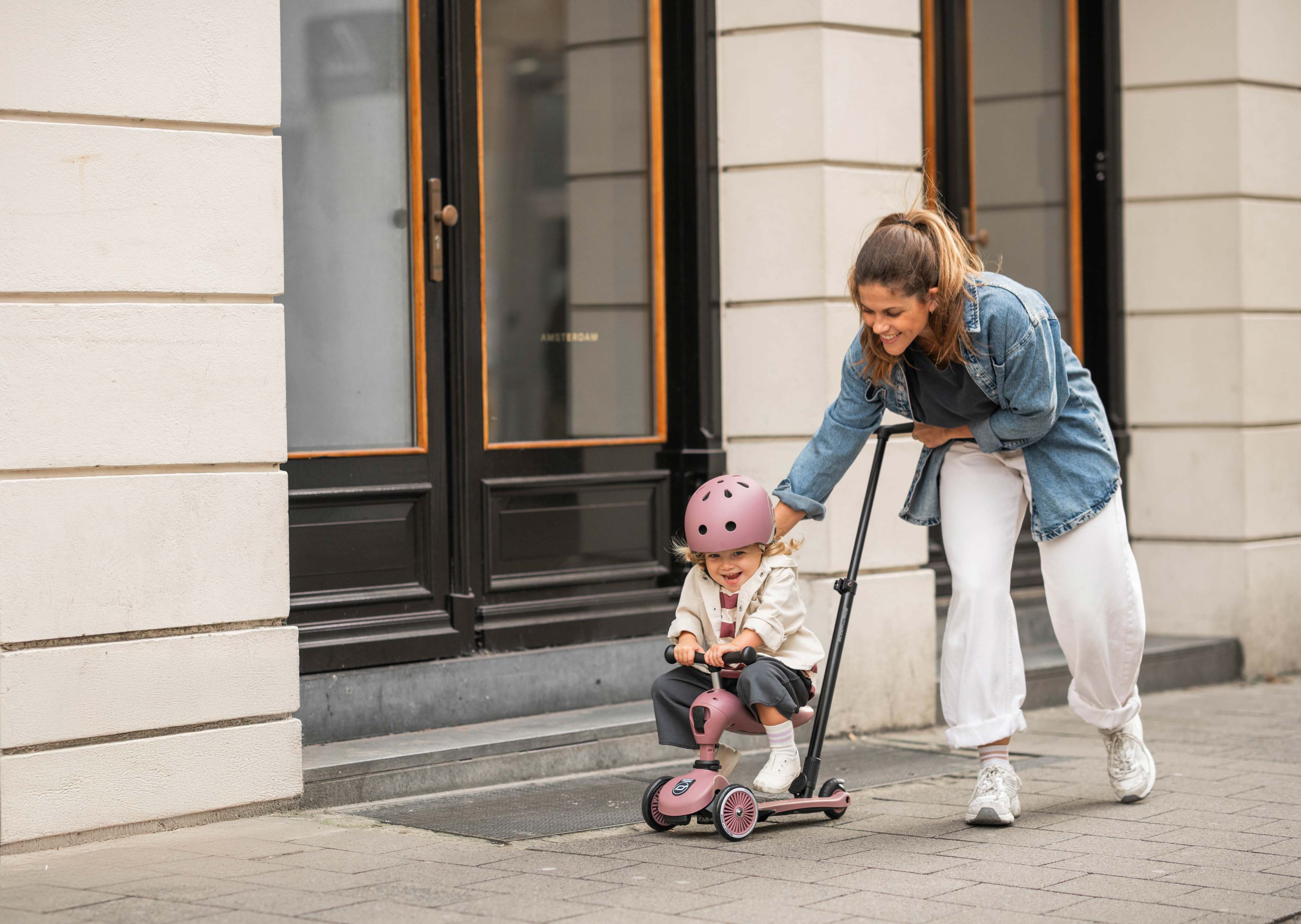 Scoot & Ride - Highwaykick 1 Push and Go Scooter Wildberry