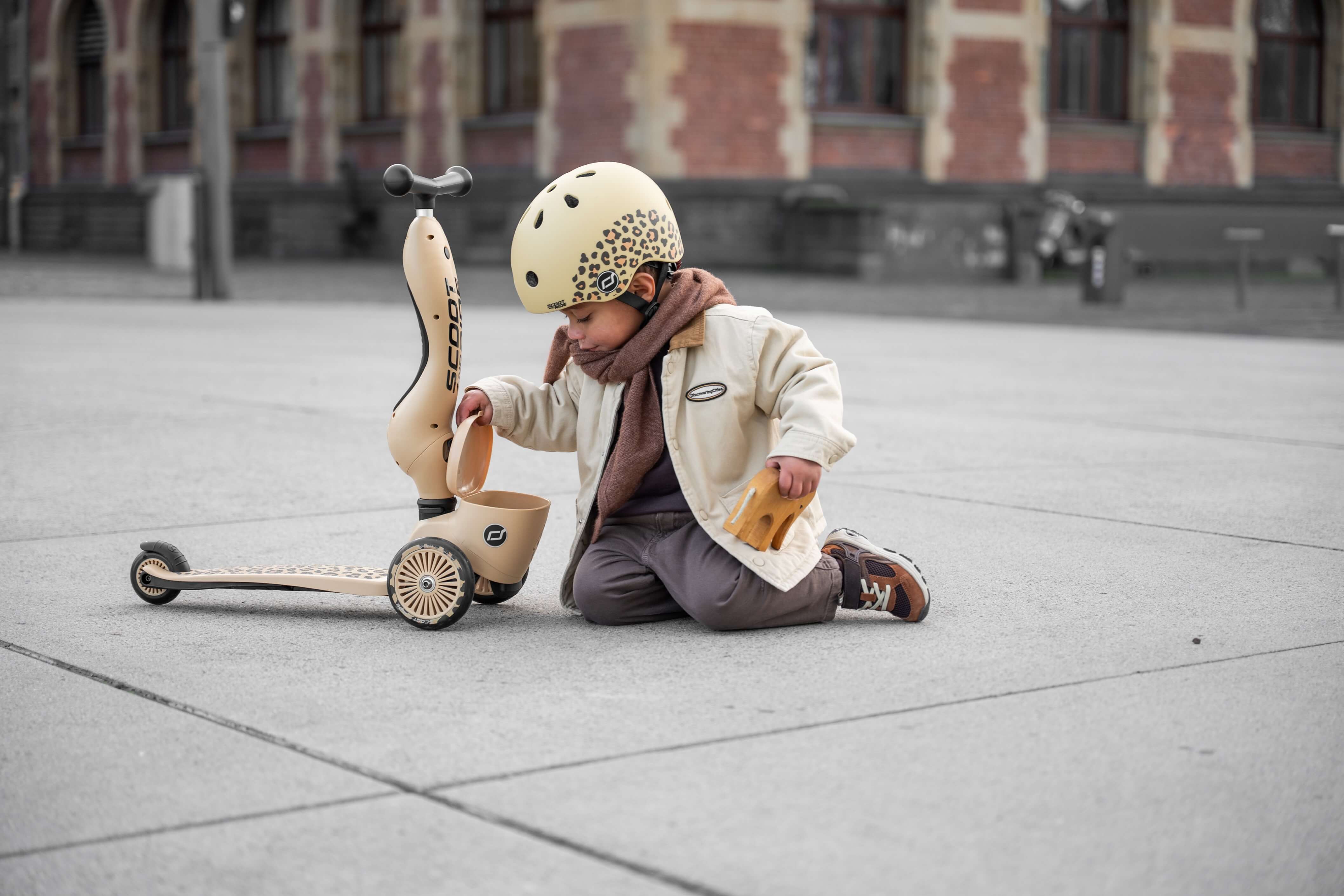 Scoot & Ride - Laufrad/Scooter Highwaykick 1 Lifestyle leopard