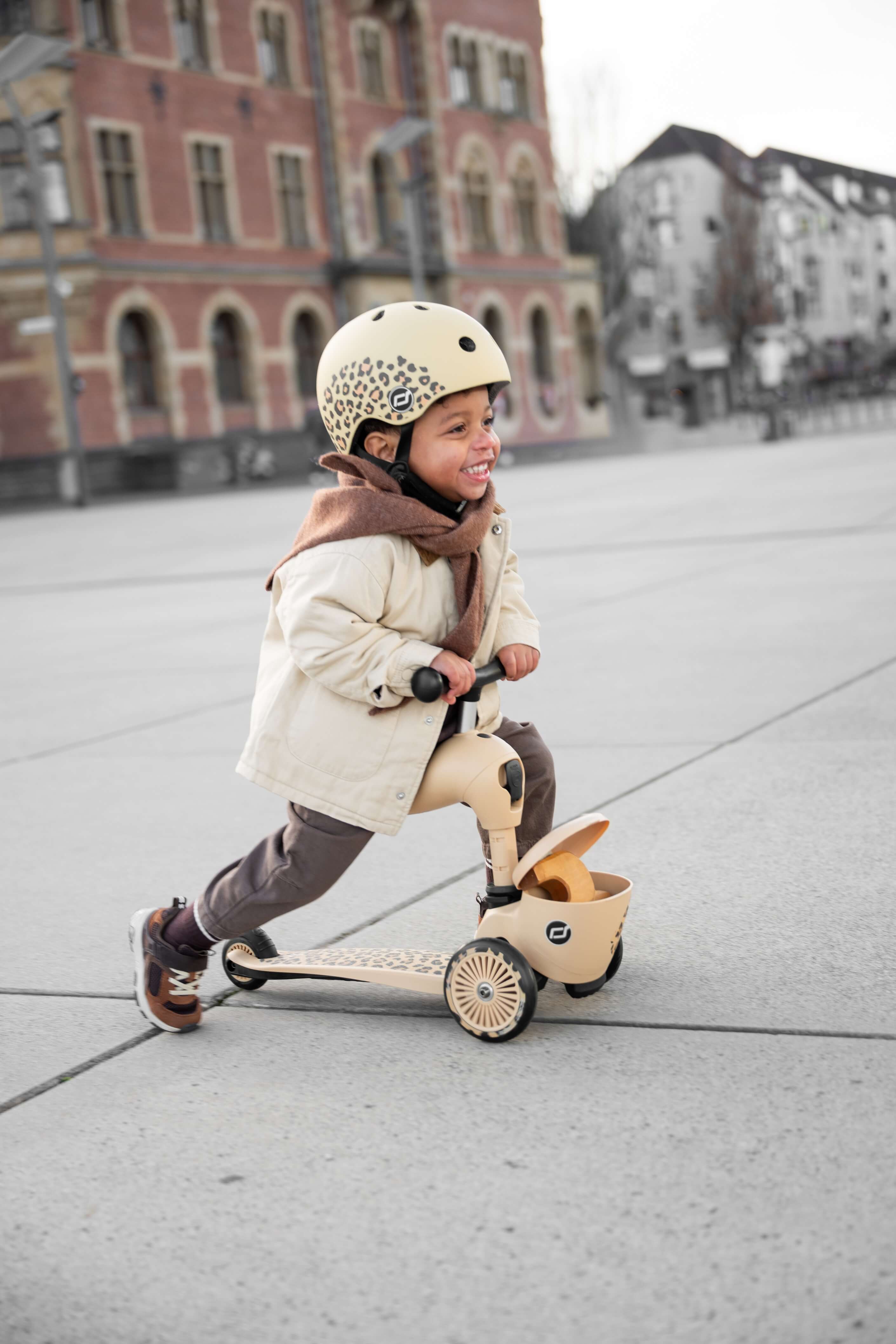 Scoot & Ride - Laufrad/Scooter Highwaykick 1 Lifestyle leopard