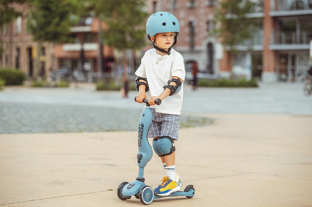 Scoot & Ride - Protektoren-Set XXS steel