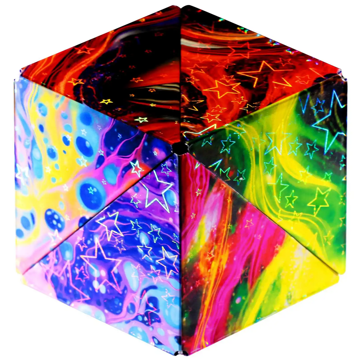 SHASHIBO - Geometrischer Magnetwürfel Cosmos